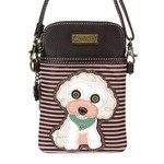 Chala Cell Phone Crossbody Poodle Stripe