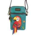 Chala Cell Phone Crossbody - Red Parrot