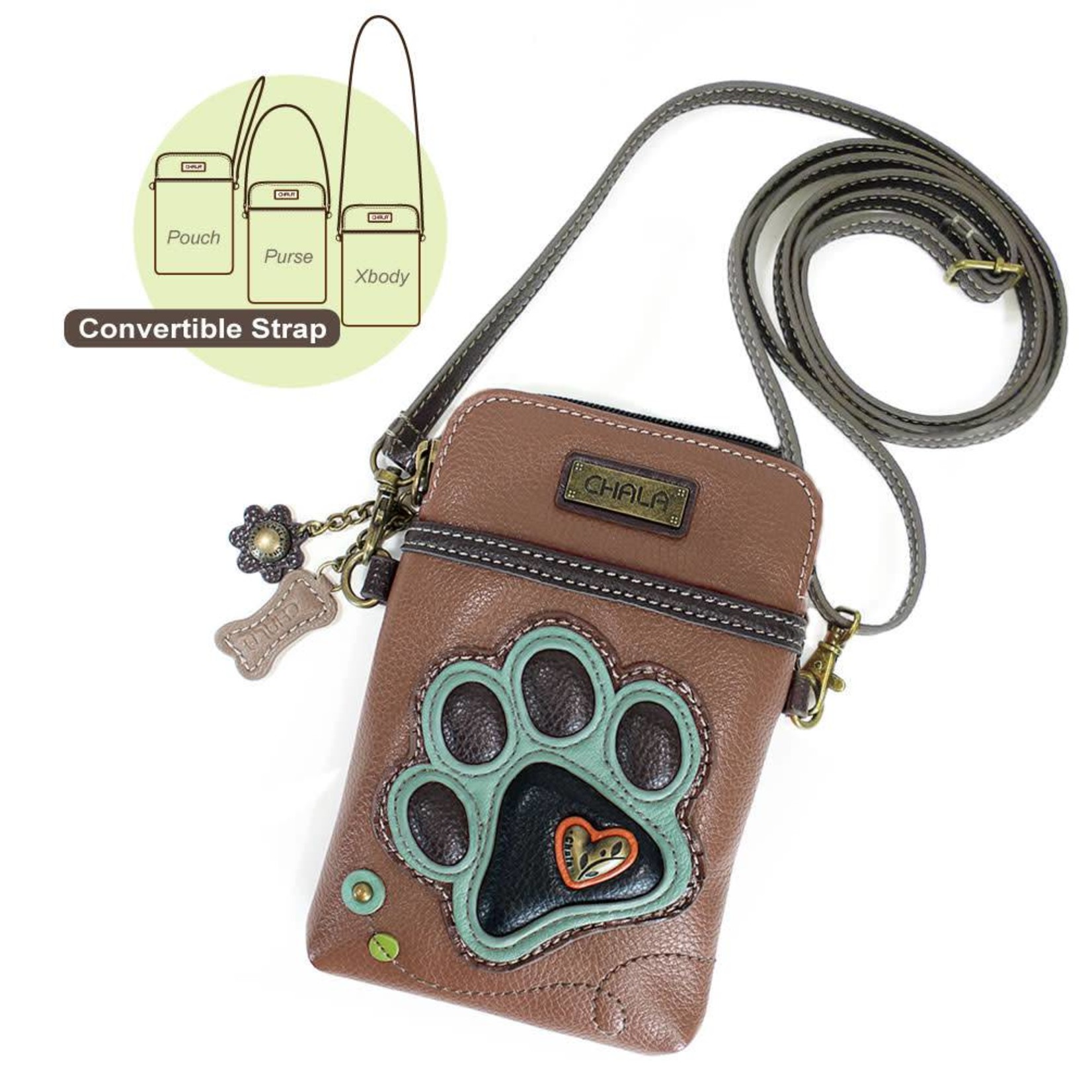 Chala Cell Phone Crossbody Toffy Dog - The Slobber Shoppe