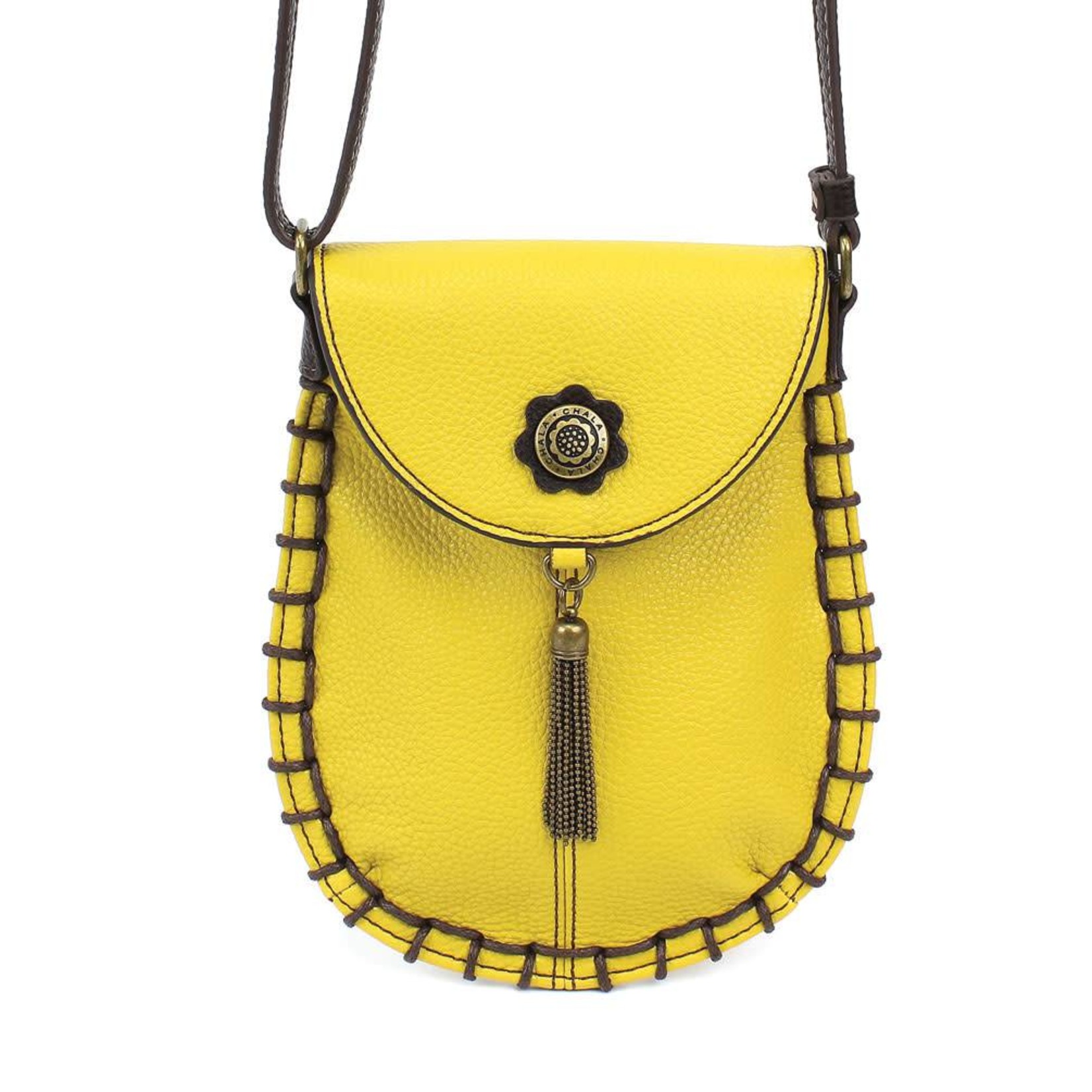 Chala Charming Cell Phone Crossbody Mustard