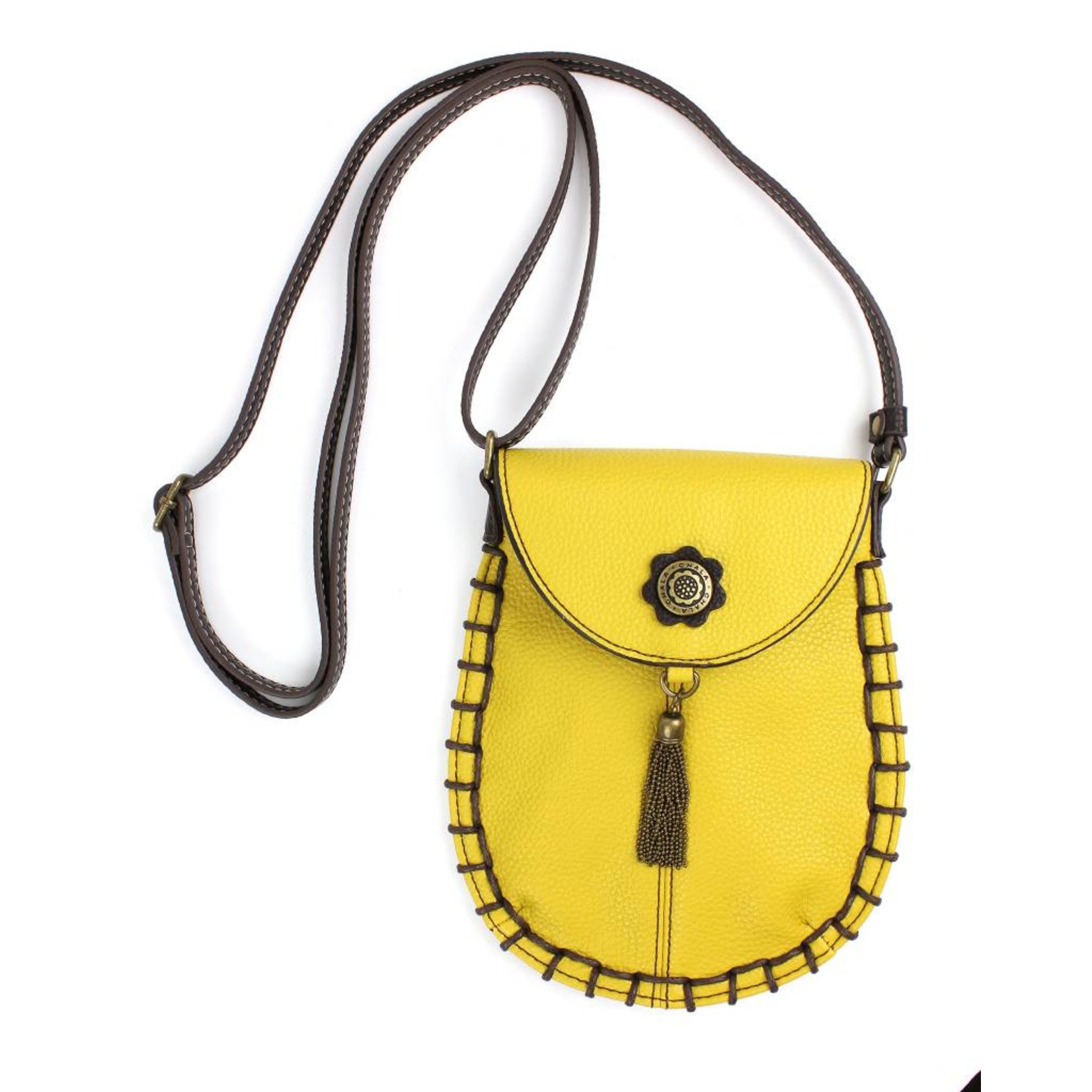 Chala Charming Cell Phone Crossbody Mustard