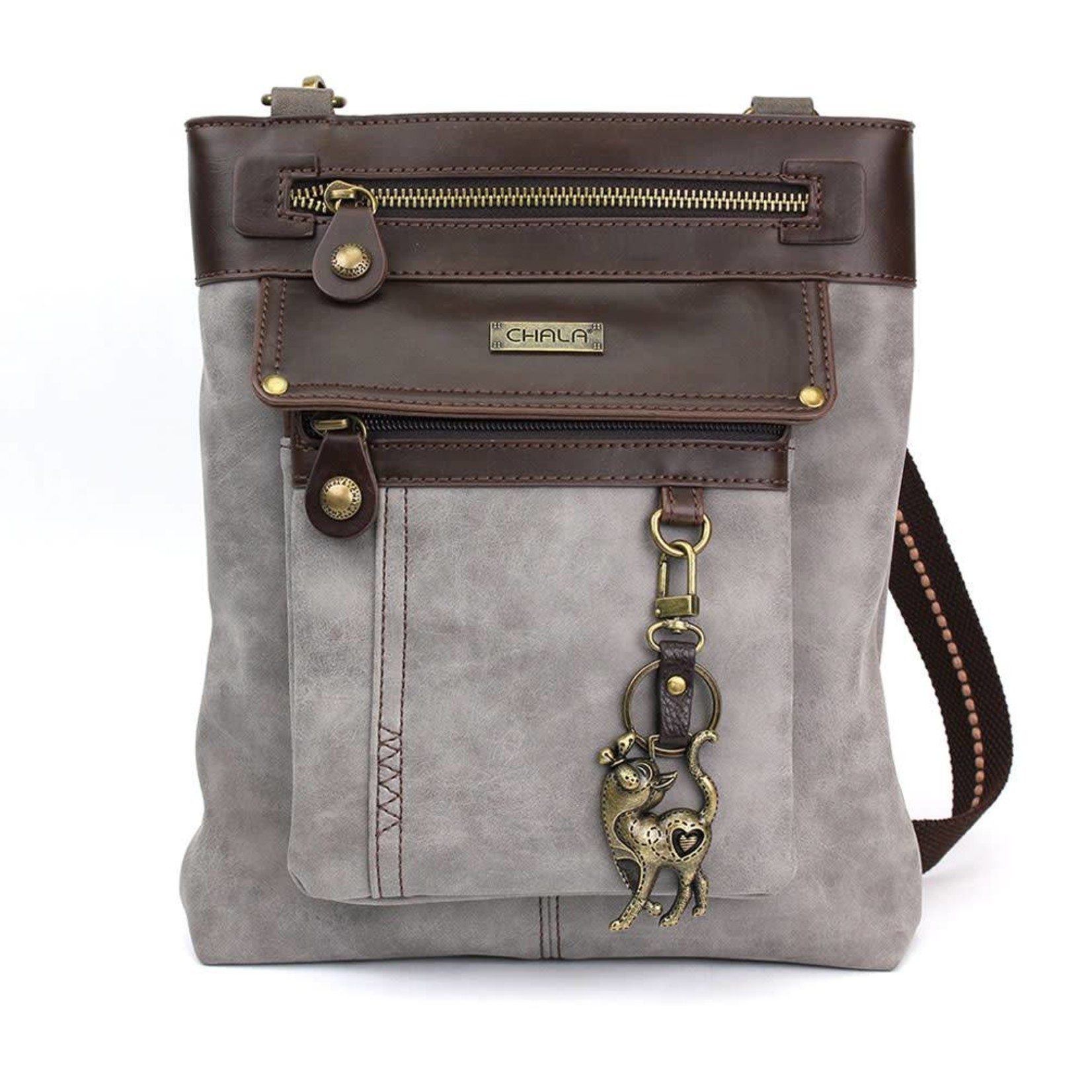 Chala Gemini Crossbody Gray Slim Cat