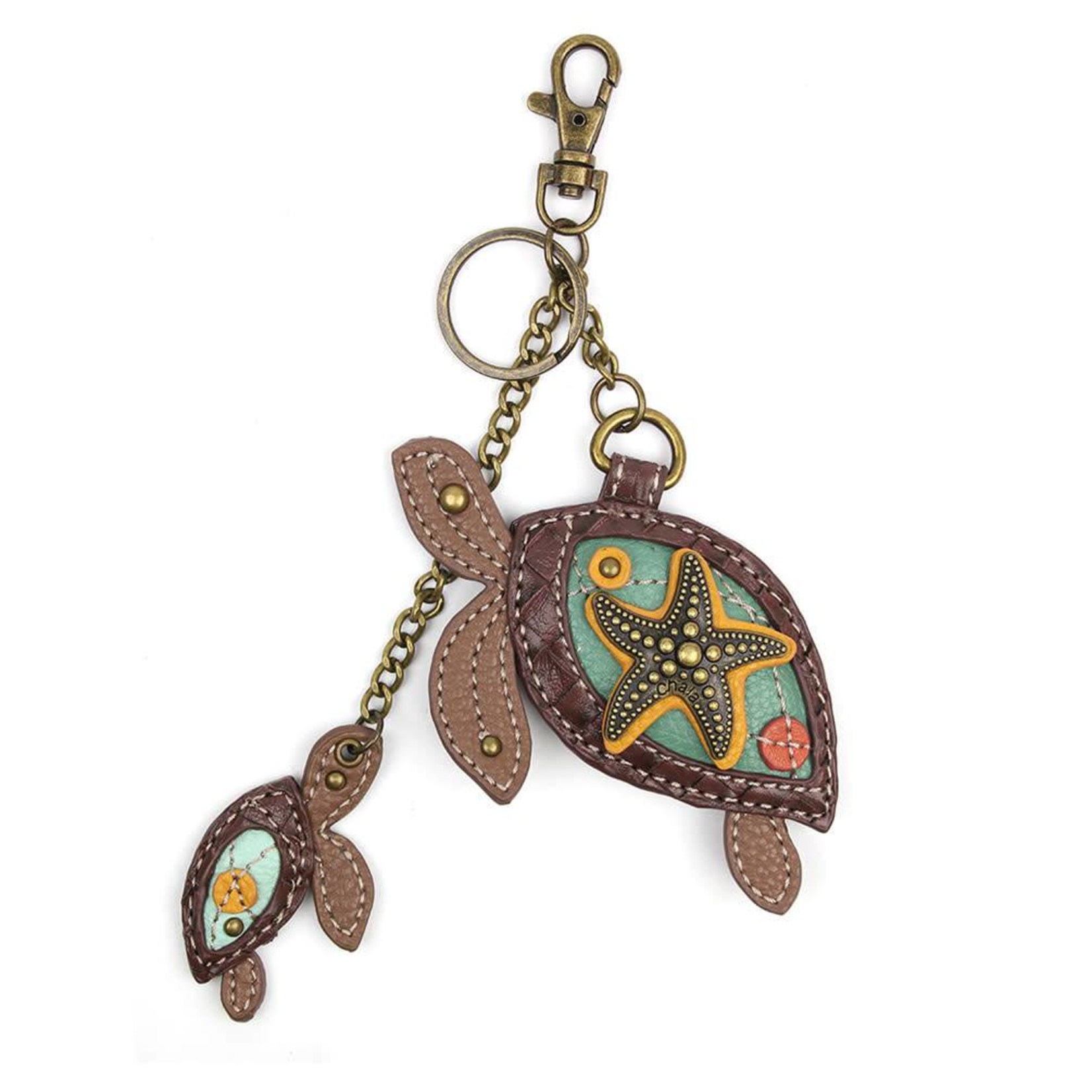 Chala Key Fob - Two Turtles
