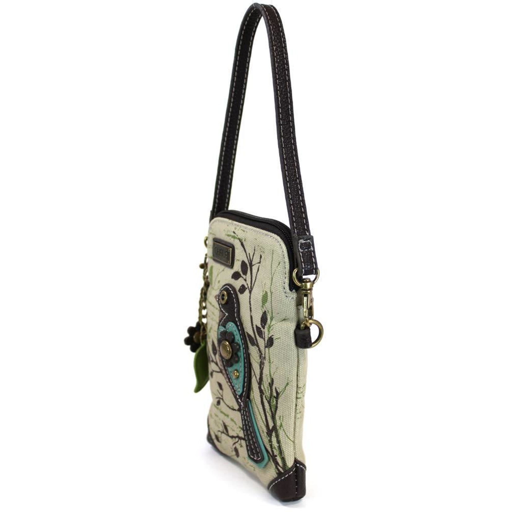 Chala Safari Bird Canvas Cell Phone Crossbody