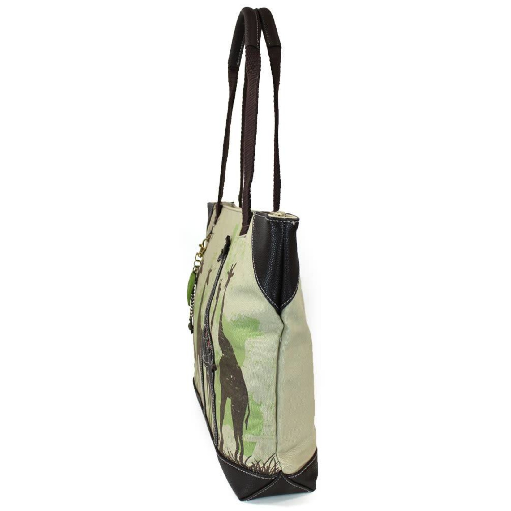 Chala Safari Giraffe Canvas Tote