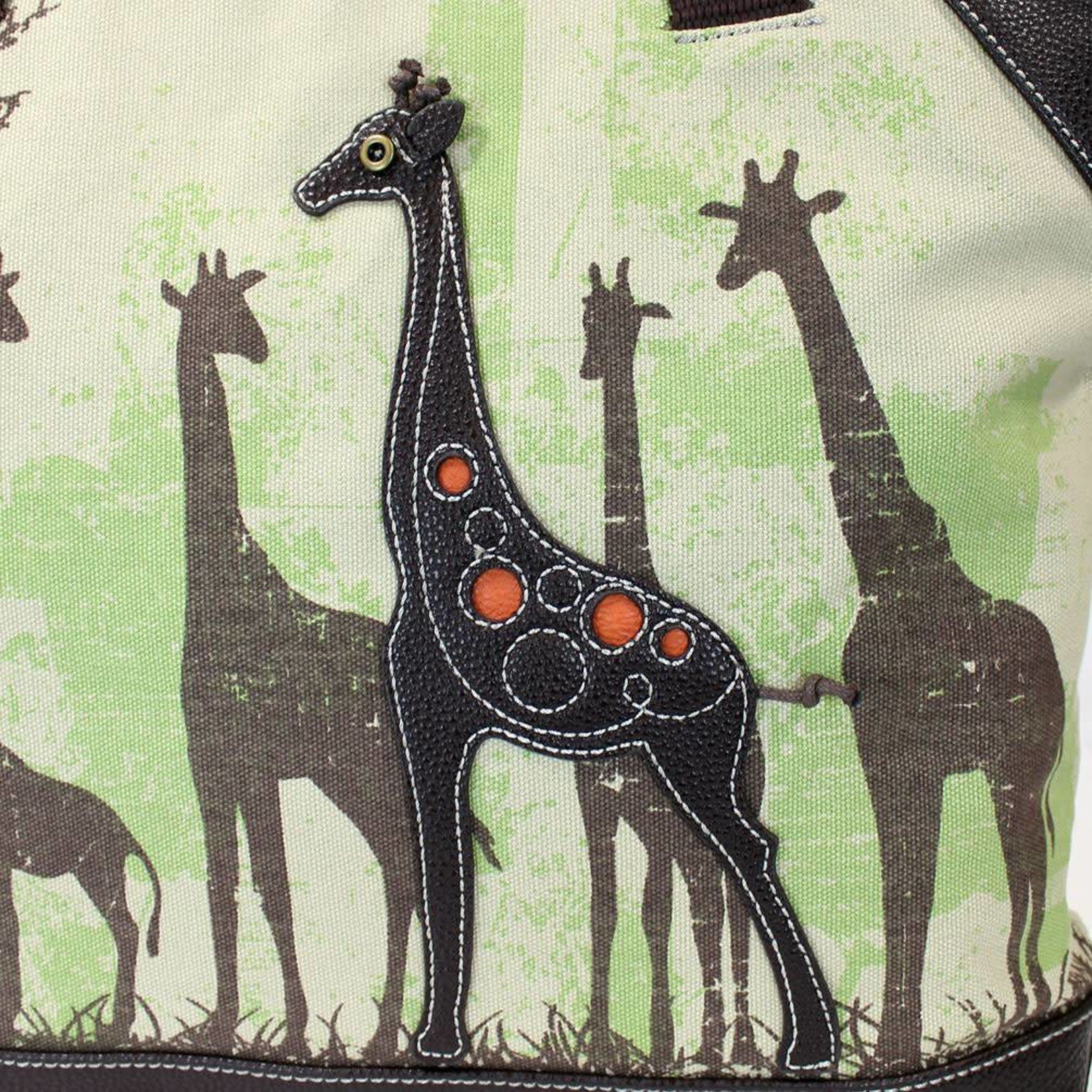 Safari Graphic Tote Bag with Scarf