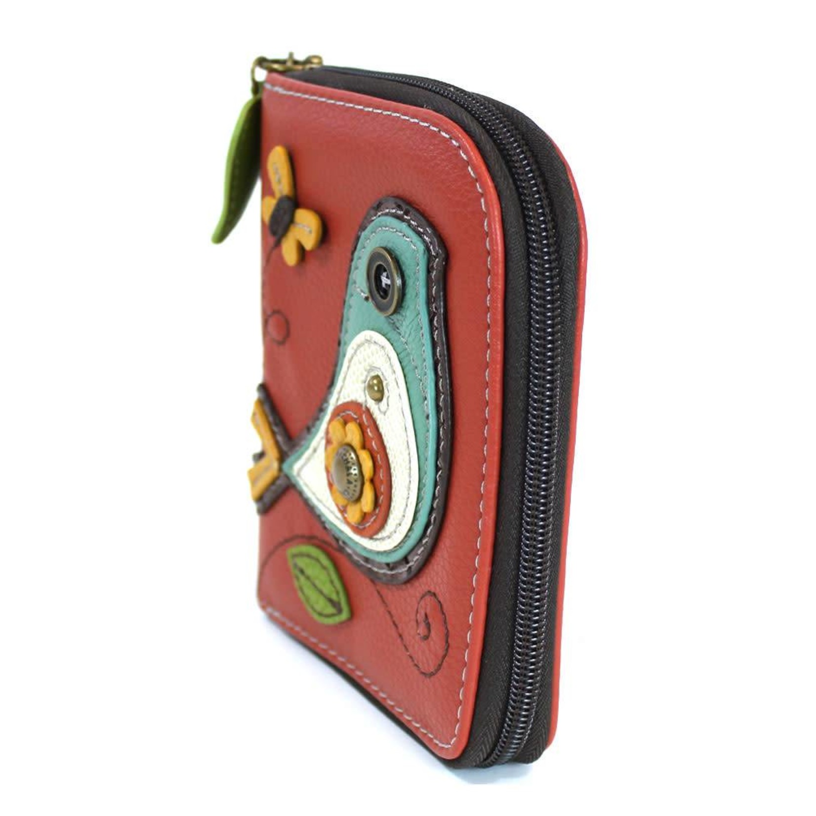 Chala Zip Around Wallet Bird II