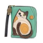 Chala Zip Around Wallet LaZzy Cat