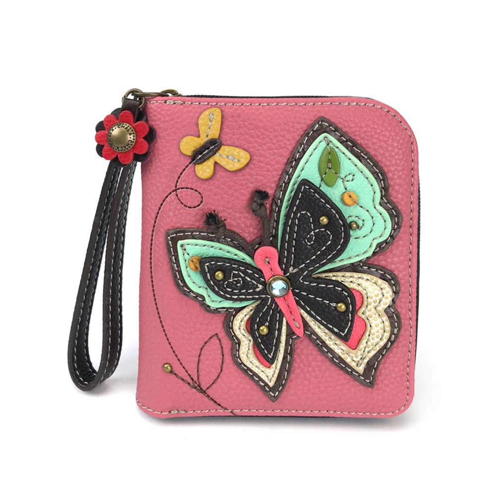 Chala Zip Around Wallet New Butterfly