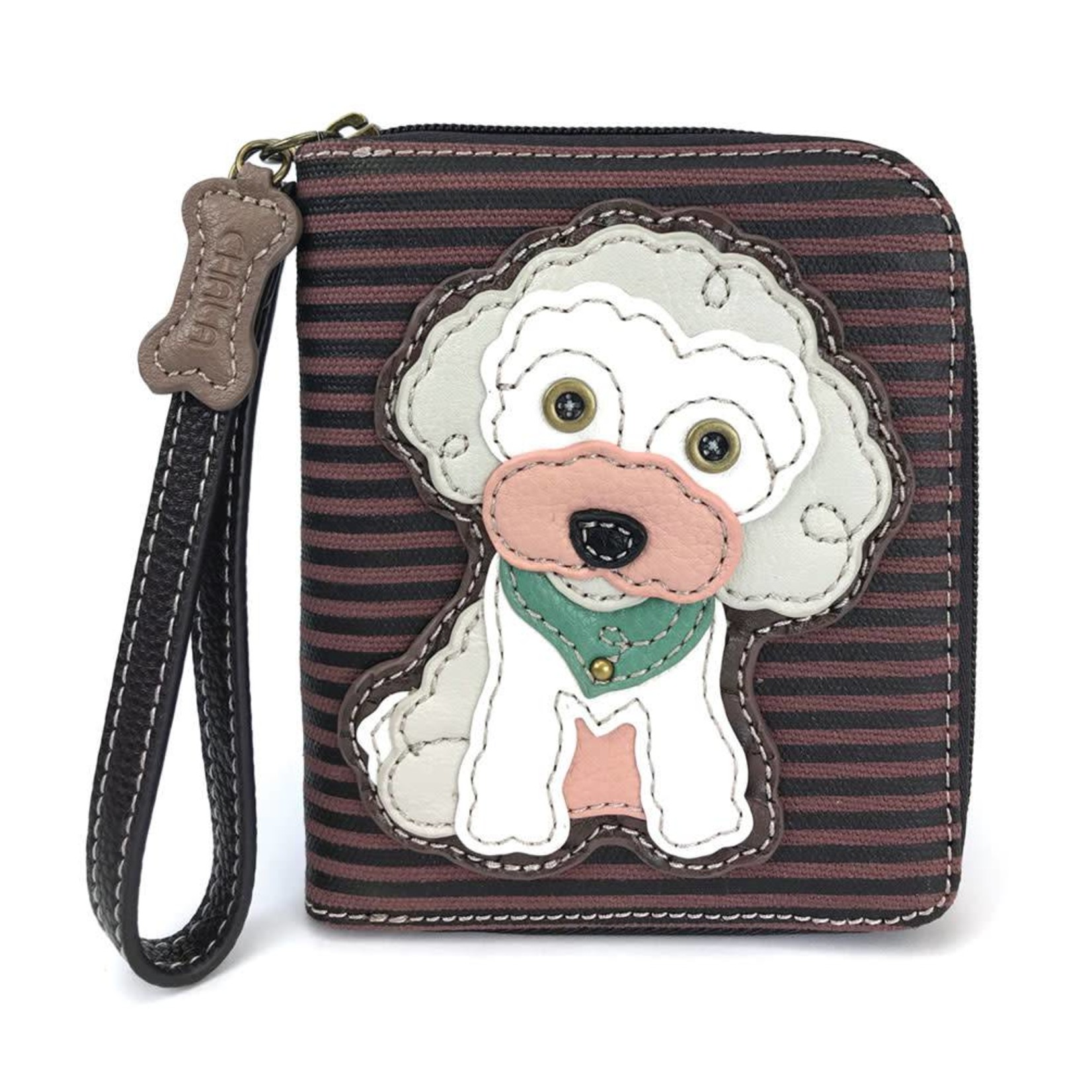 Chala Zip Around Wallet - Poodle