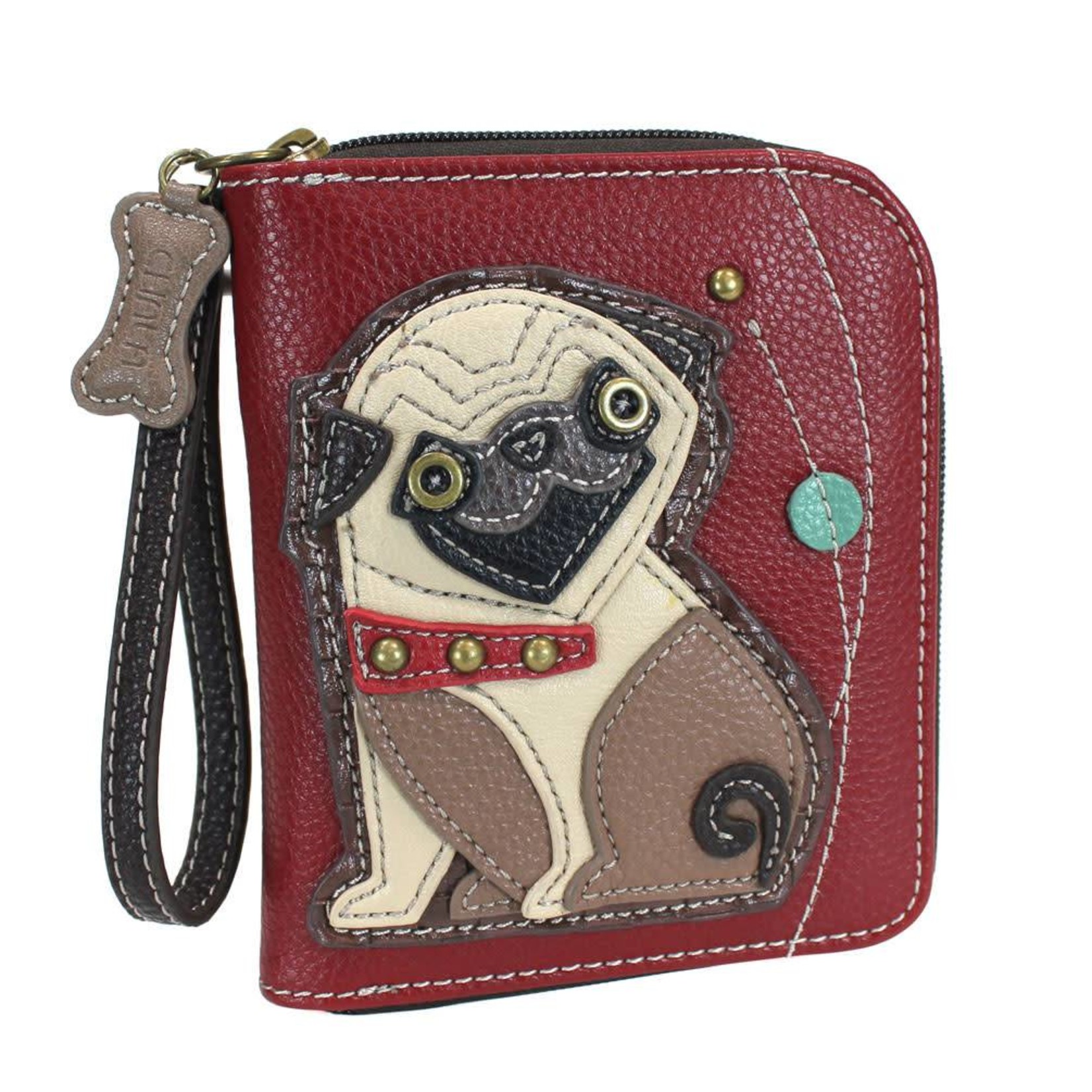 Chala Zip Around Wallet Pug