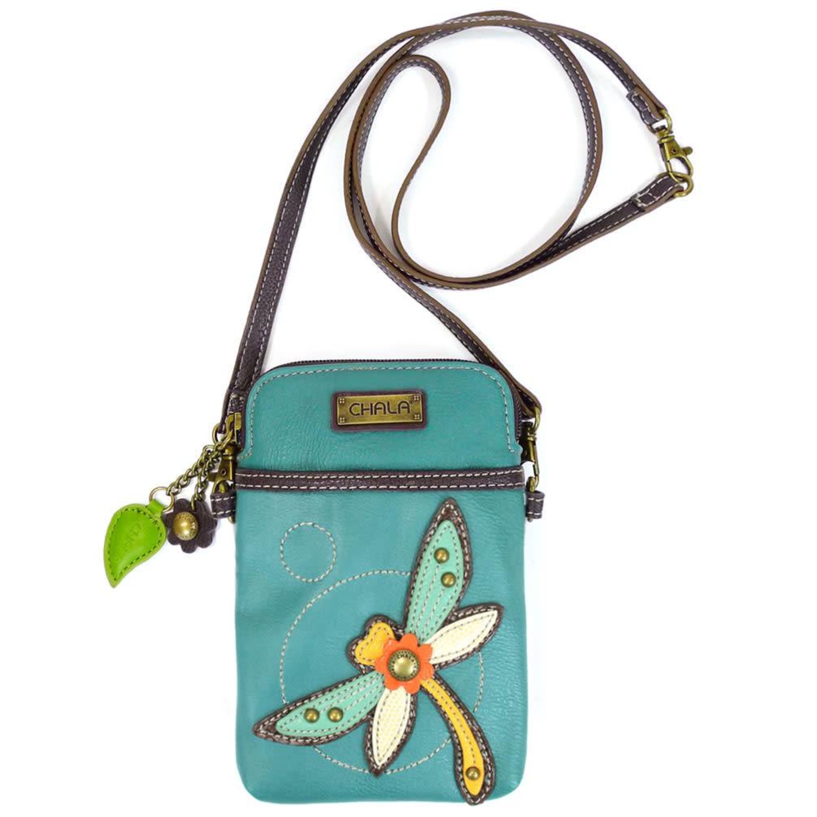 Chala Cell Phone Crossbody - Dragonfly Turquoise