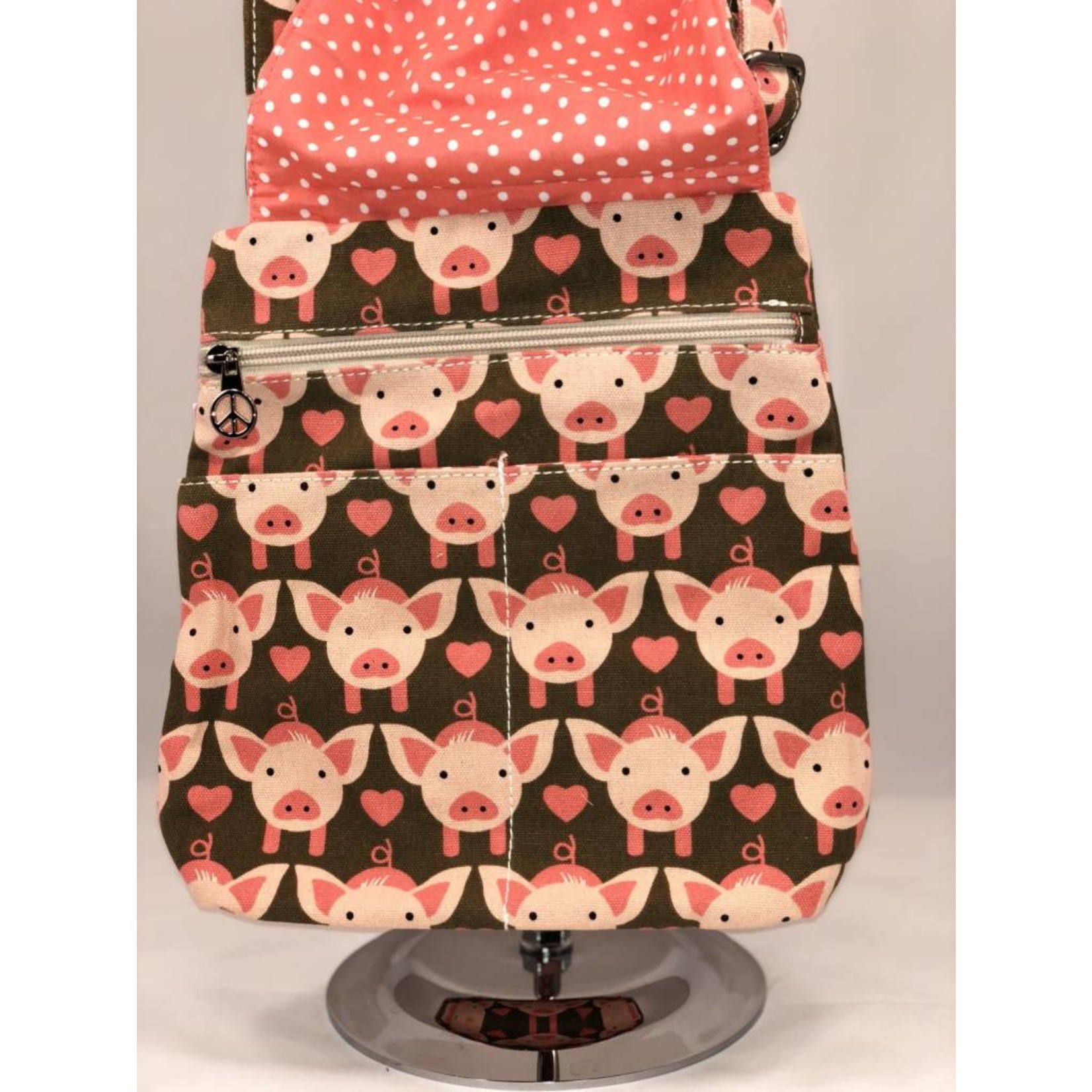 Bungalow 360 Small Messenger Bag - Pig