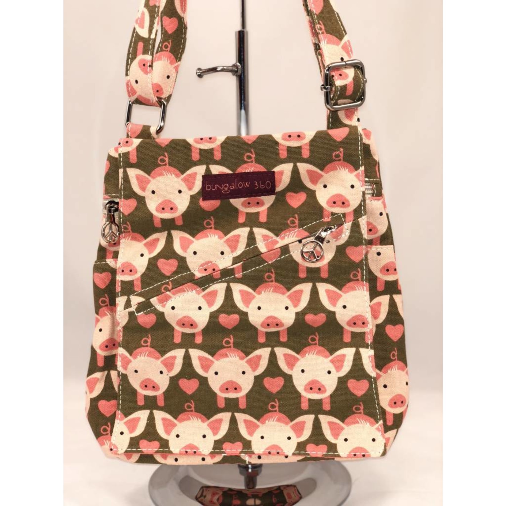 Bungalow 360 Small Messenger Bag - Pig
