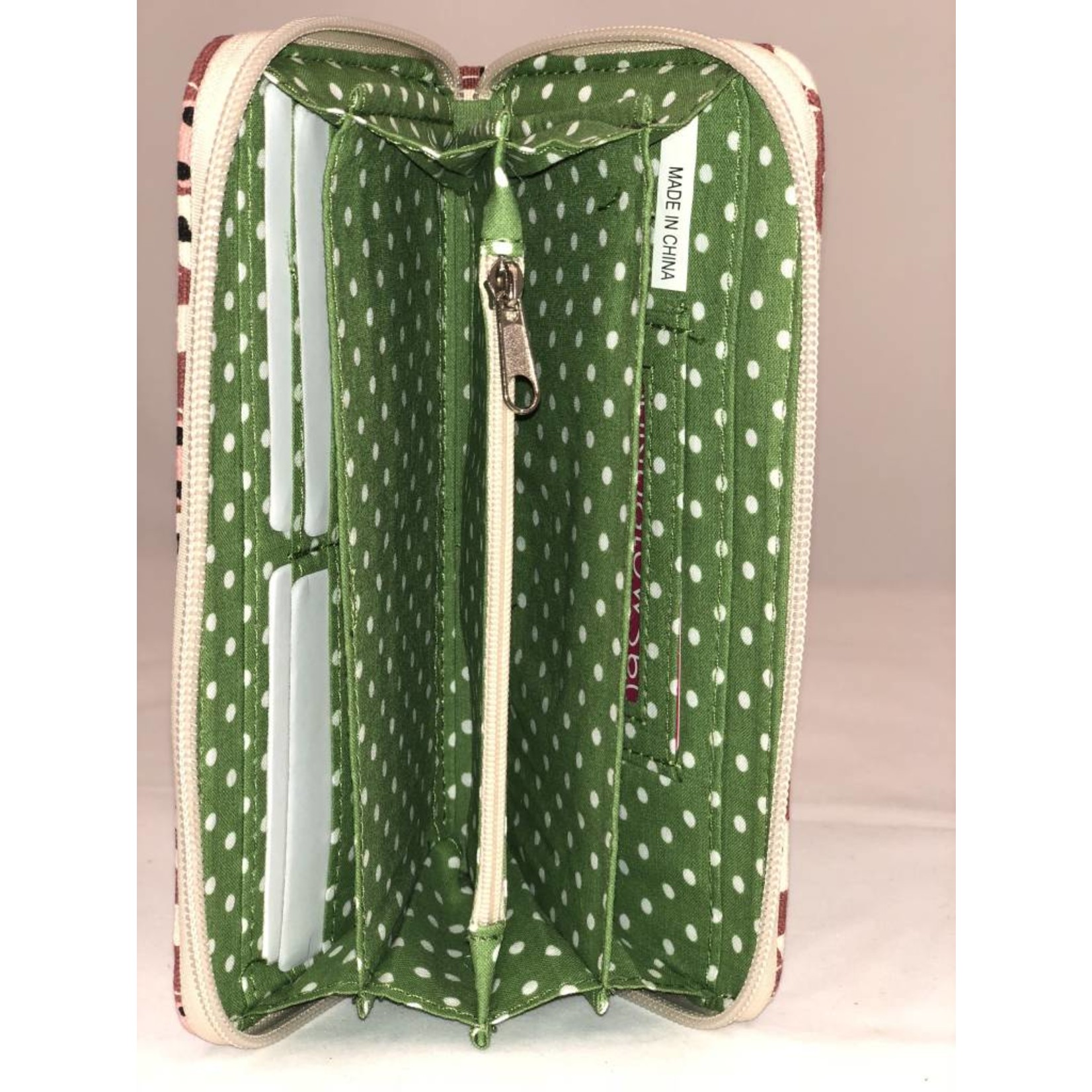 Bungalow 360 Zip Around Wallet - Cow