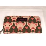 Bungalow 360 Zip Around Wallet - Pig
