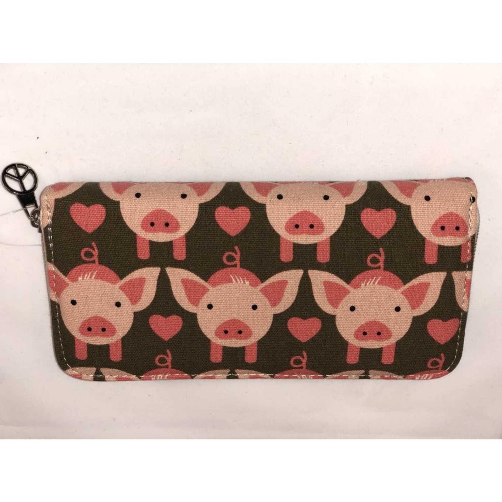 Bungalow 360 Zip Around Wallet - Pig