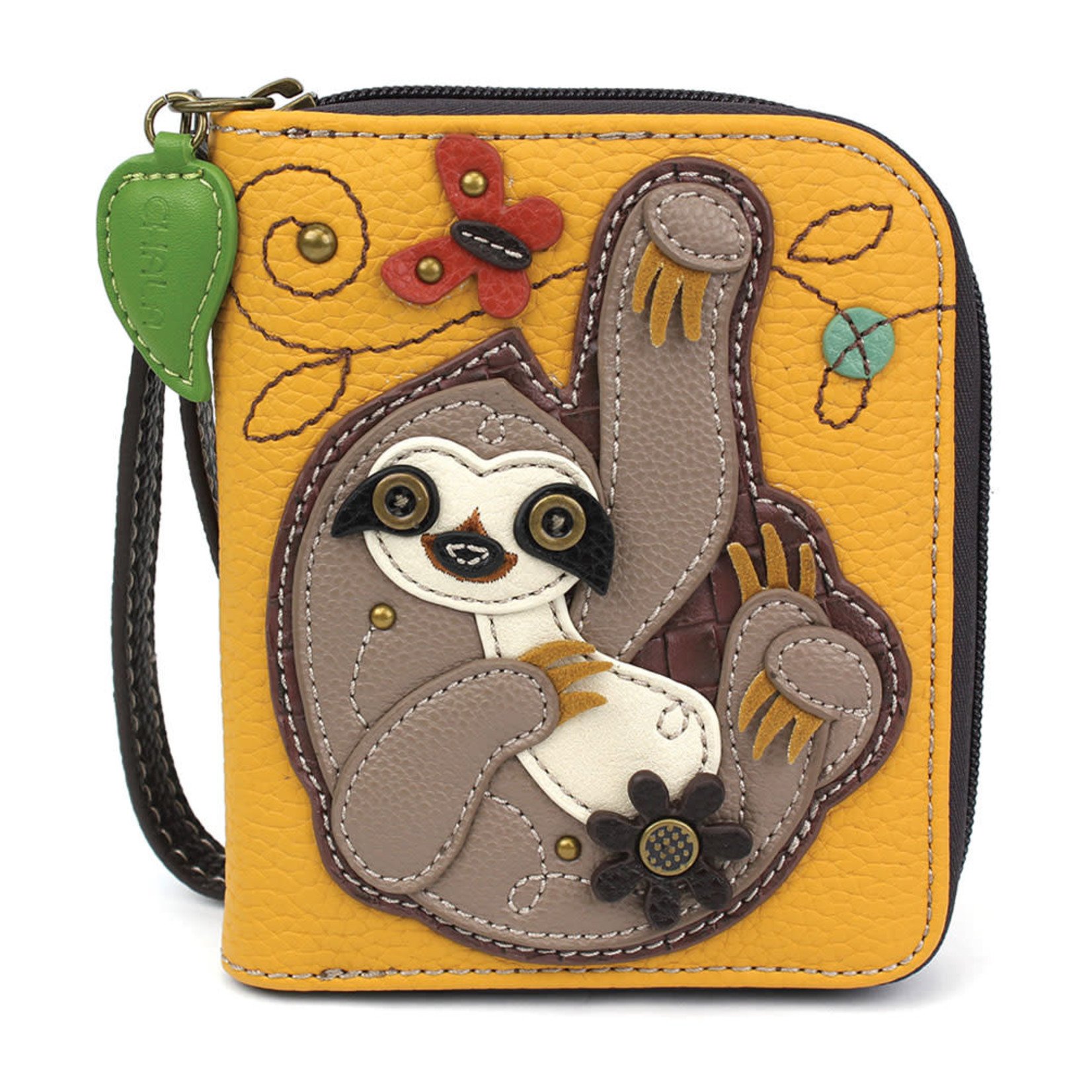 Chala Zip Around Wallet Sloth