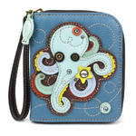 Chala Zip Around Wallet Octopus