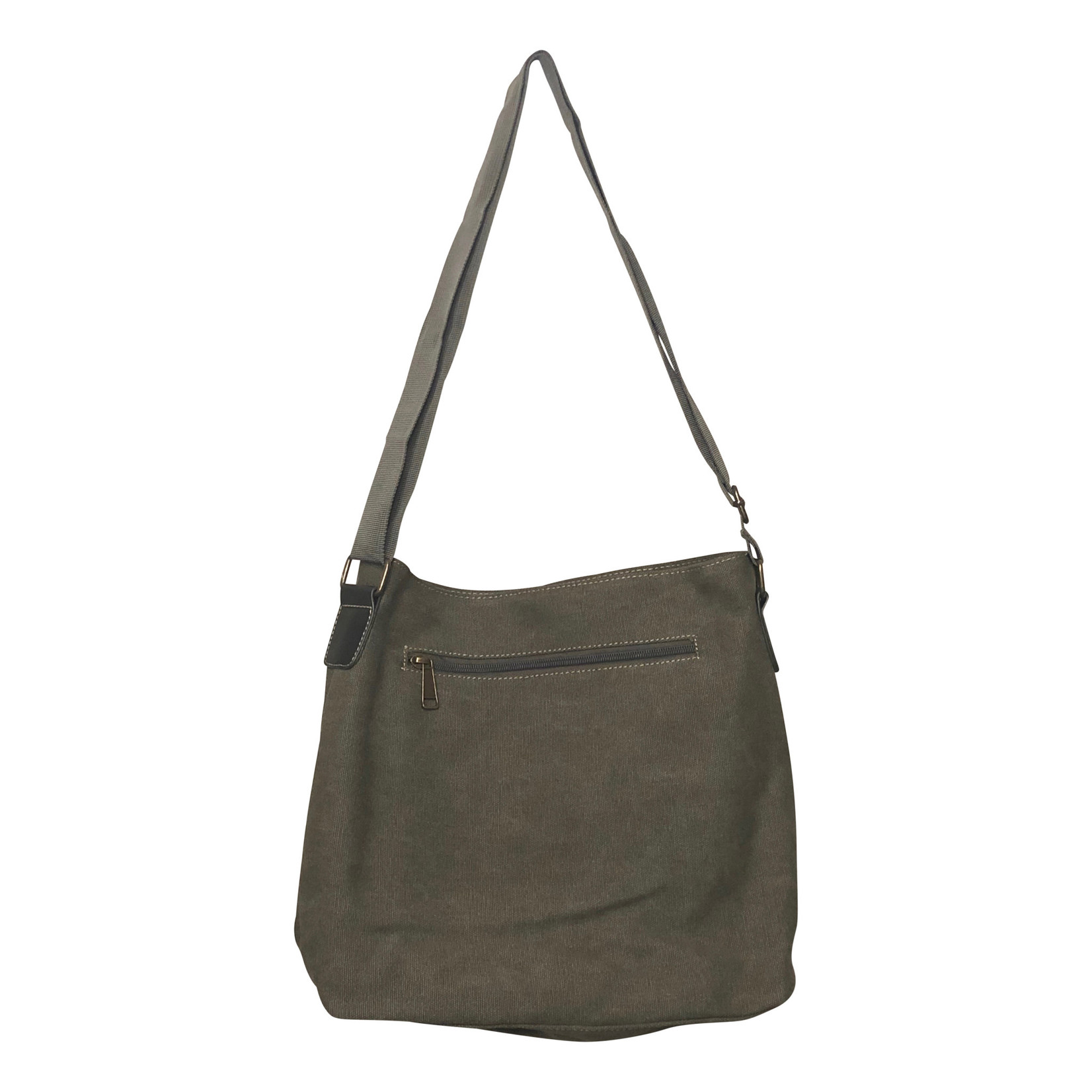 Triple Tree Canvas 3935 Green Canvas Shoulder Bag