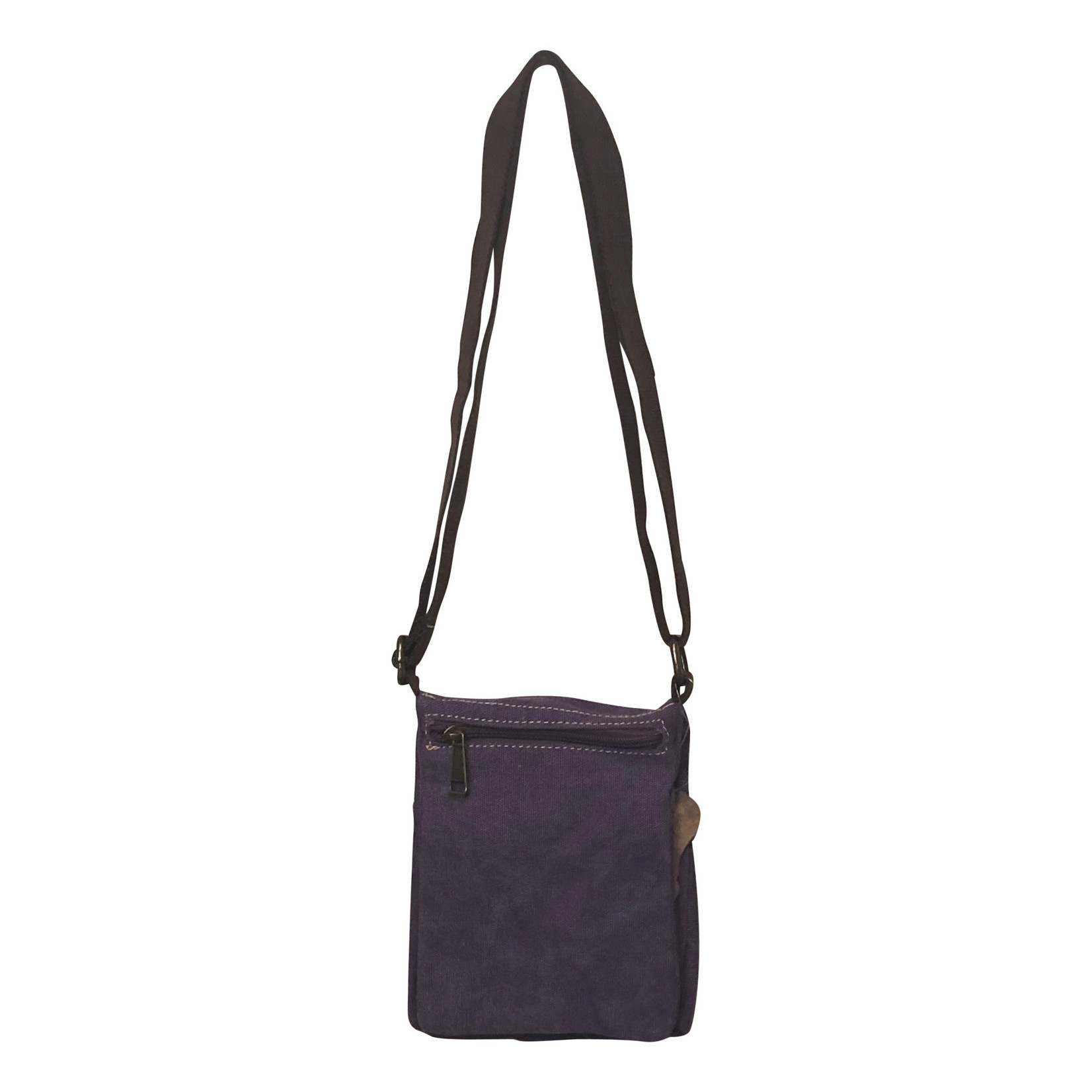 Triple Tree Canvas 3980P Purple Canvas Bag