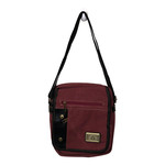 Triple Tree Canvas 3967 Burgundy Shoulder/Crossbody Bag