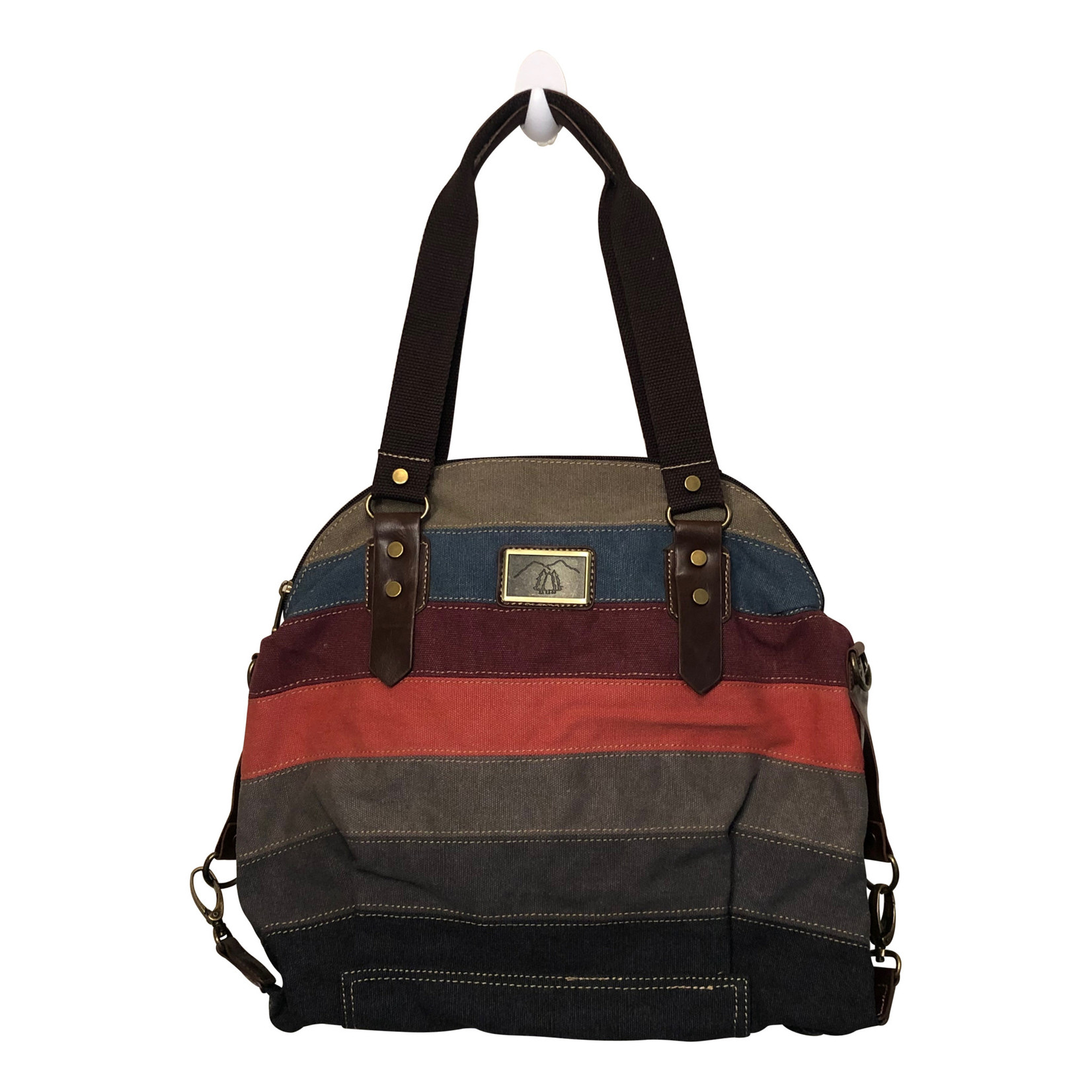 Triple Tree Canvas 3972 Multi Colored Canvas Tote