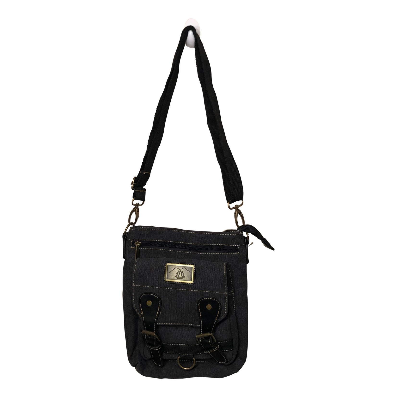 Triple Tree Canvas 3974 Black Canvas Bag