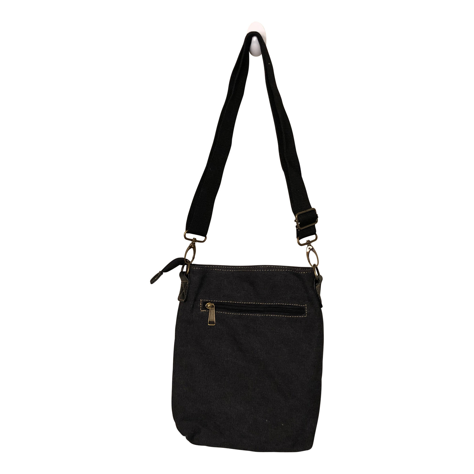 Triple Tree Canvas 3974 Black Canvas Bag
