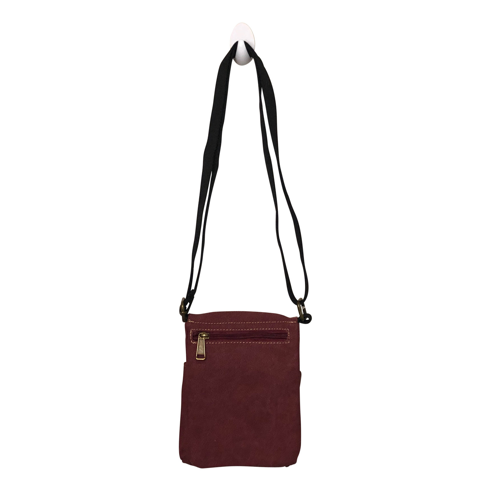 Triple Tree Canvas 3980B Burgundy Canvas Bag