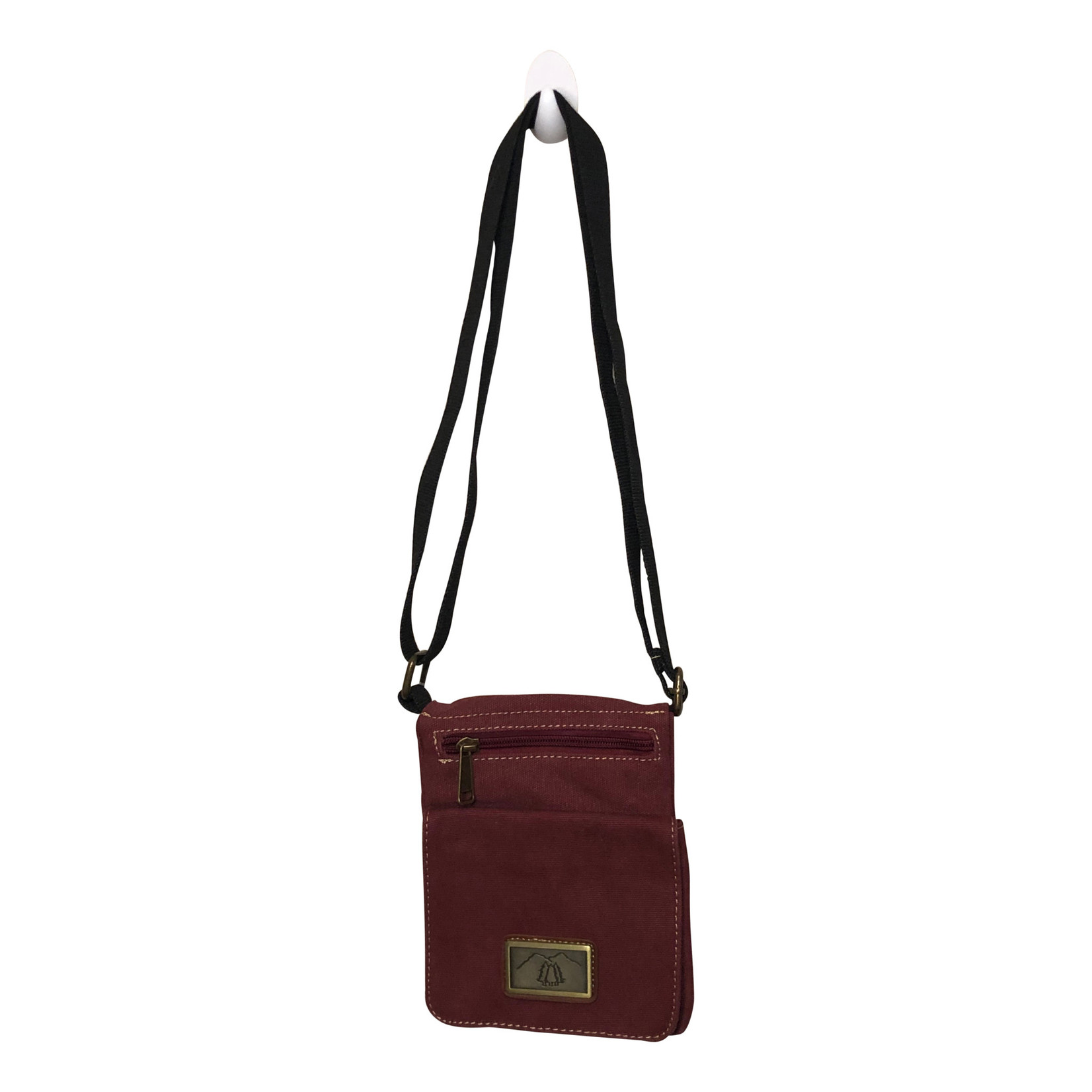 Triple Tree Canvas 3980B Burgundy Canvas Bag