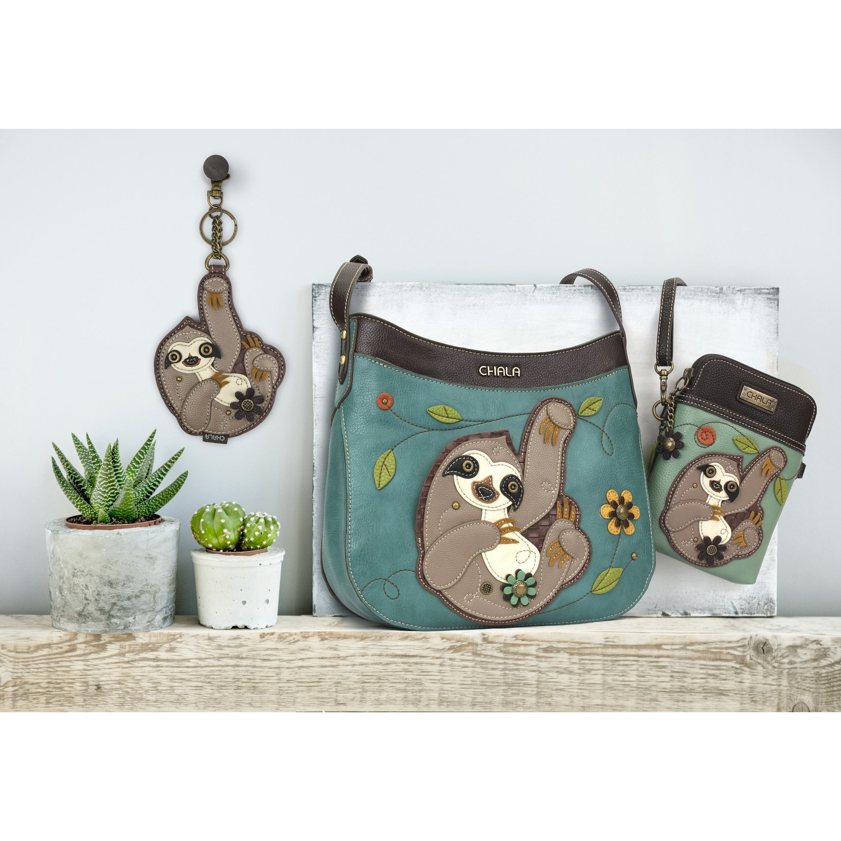 Chala Crescent Crossbody Sloth