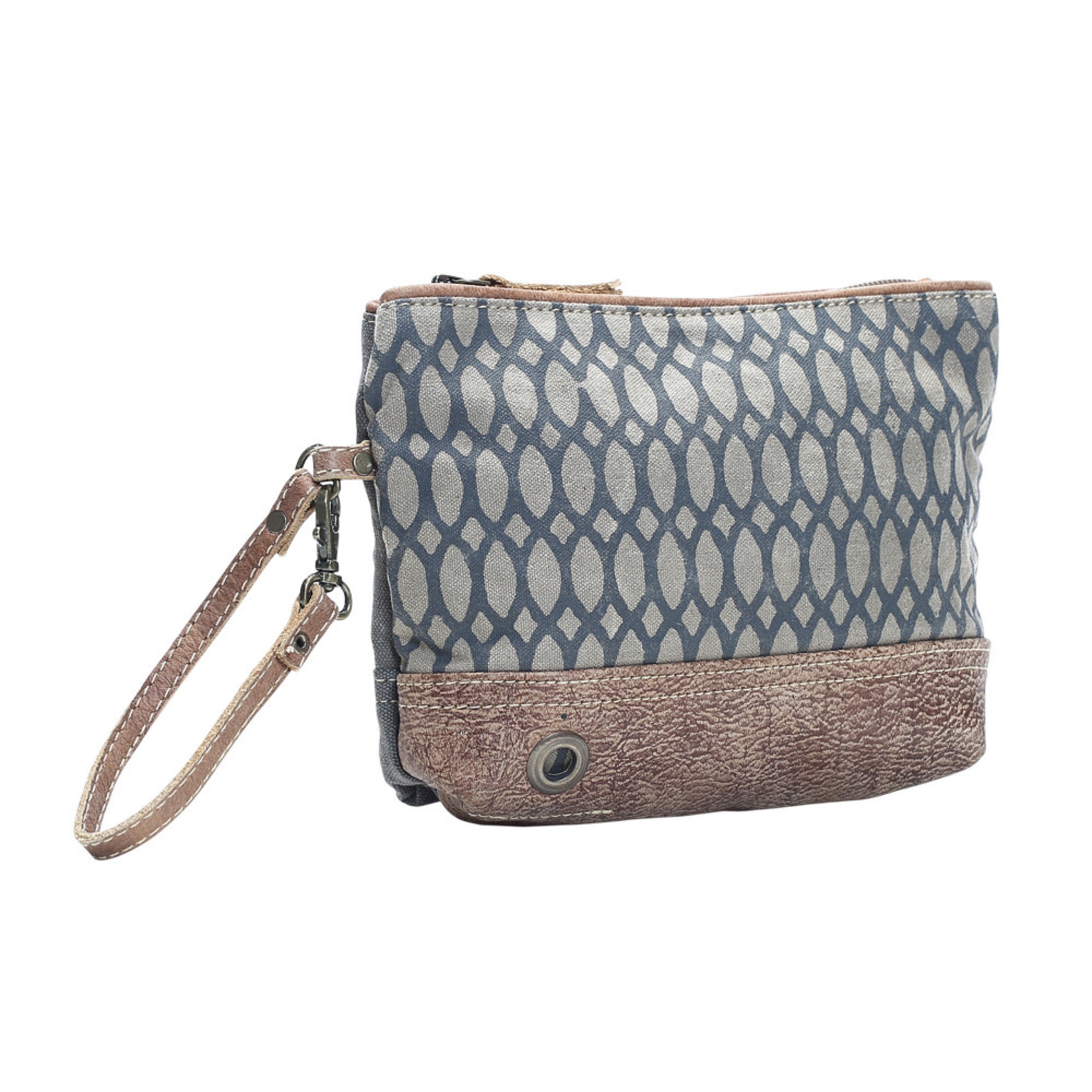 Myra Bags S-1145 Honey Bee Print Pouch / Wristlet