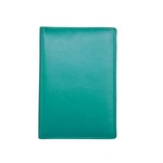 Leather Handbags and Accessories 6753 Aqua - Passport Wallet