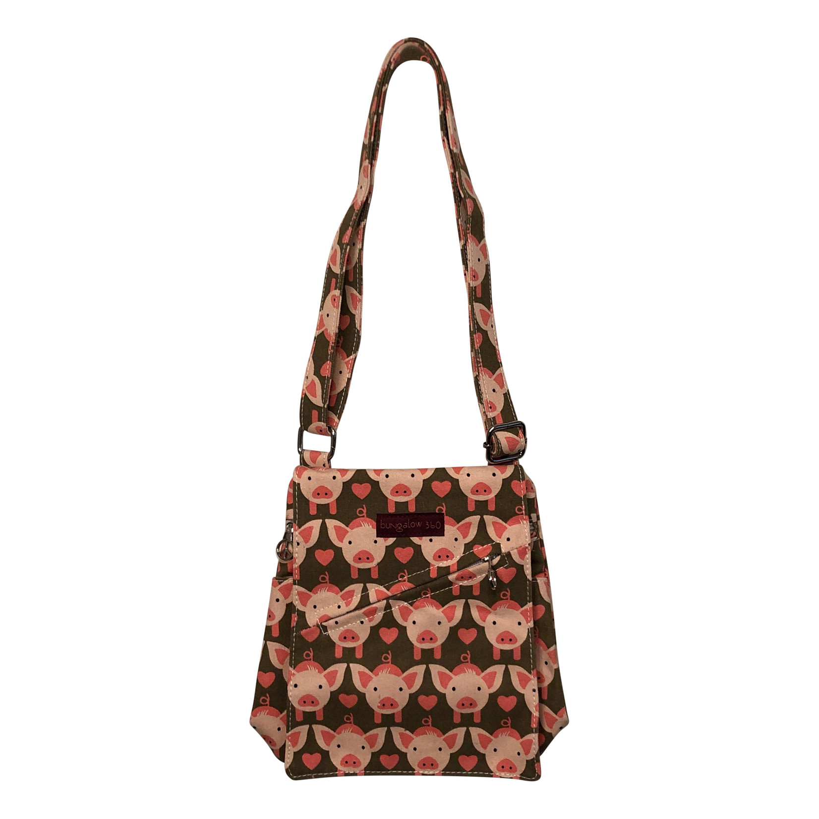 Bungalow 360 Small Messenger Bag - Pig