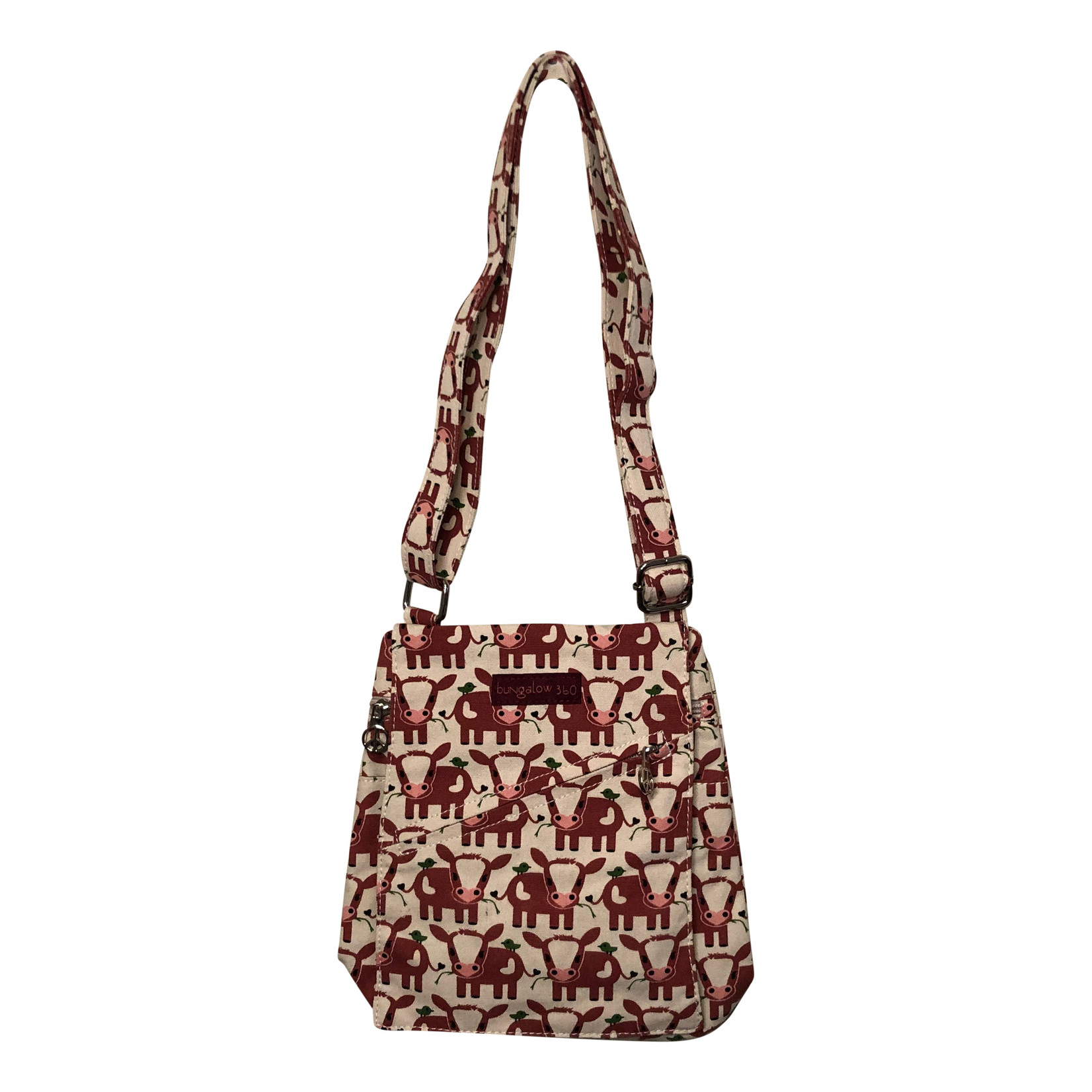 Bungalow 360 Small Messenger Bag  - Cow