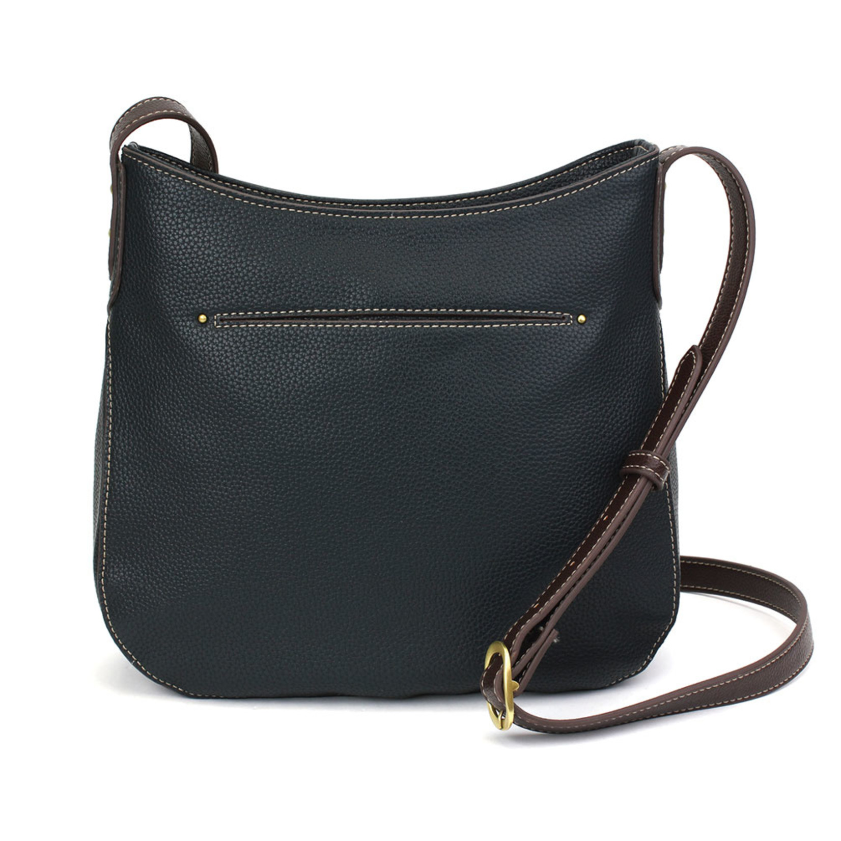 Chala Crescent Crossbody - Teal Pawprint