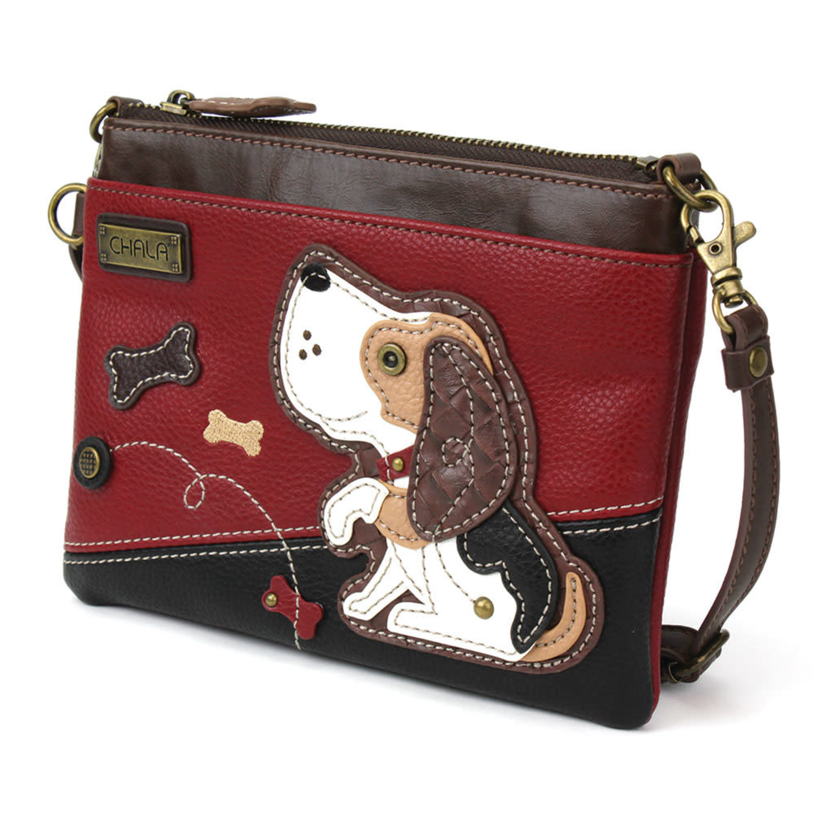 CHALA Criss Crossbody Shoulder Bag Handba - Dog Gray