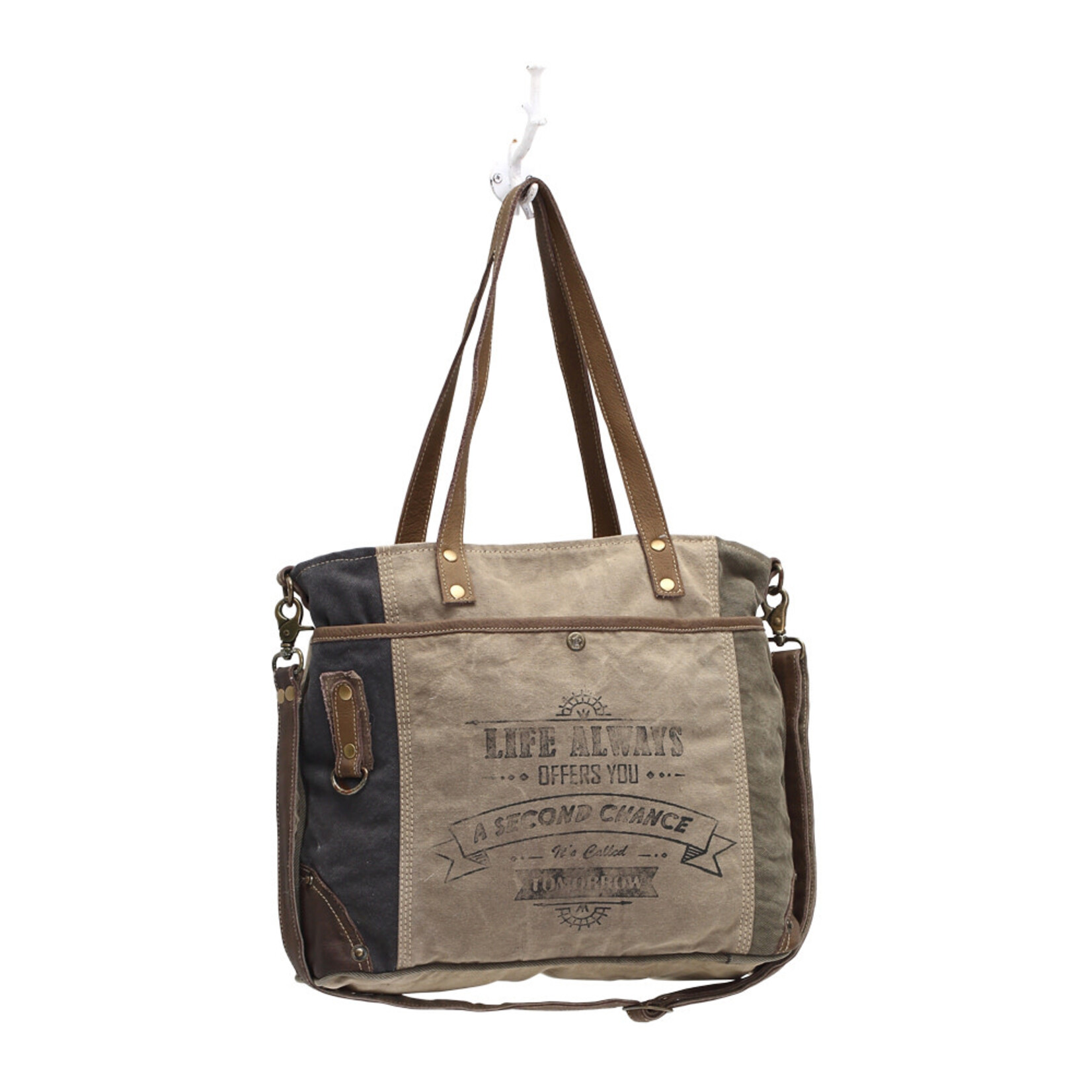 Myra Bags S-0948 Life Always Shoulder Bag