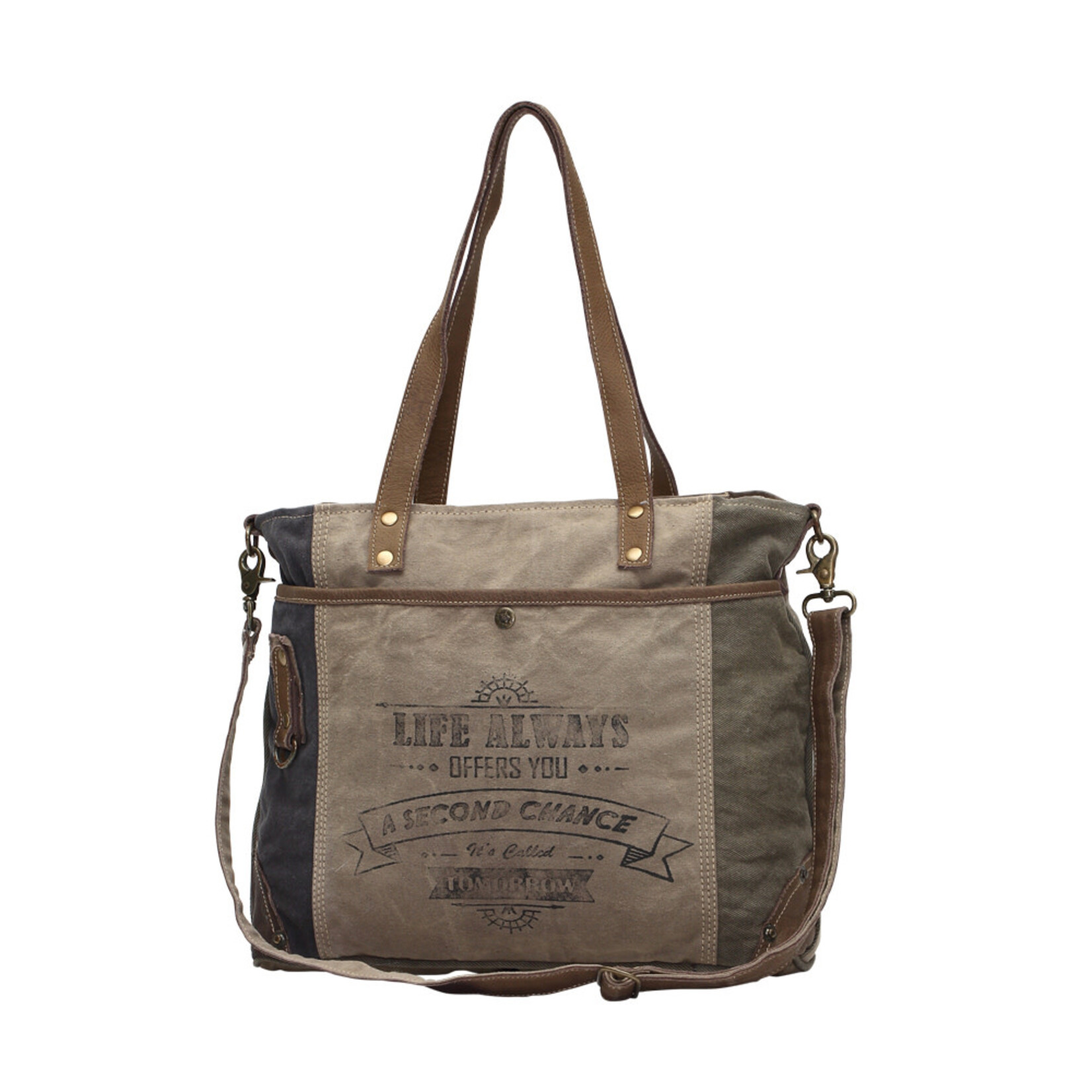 Myra Bags S-0948 Life Always Shoulder Bag