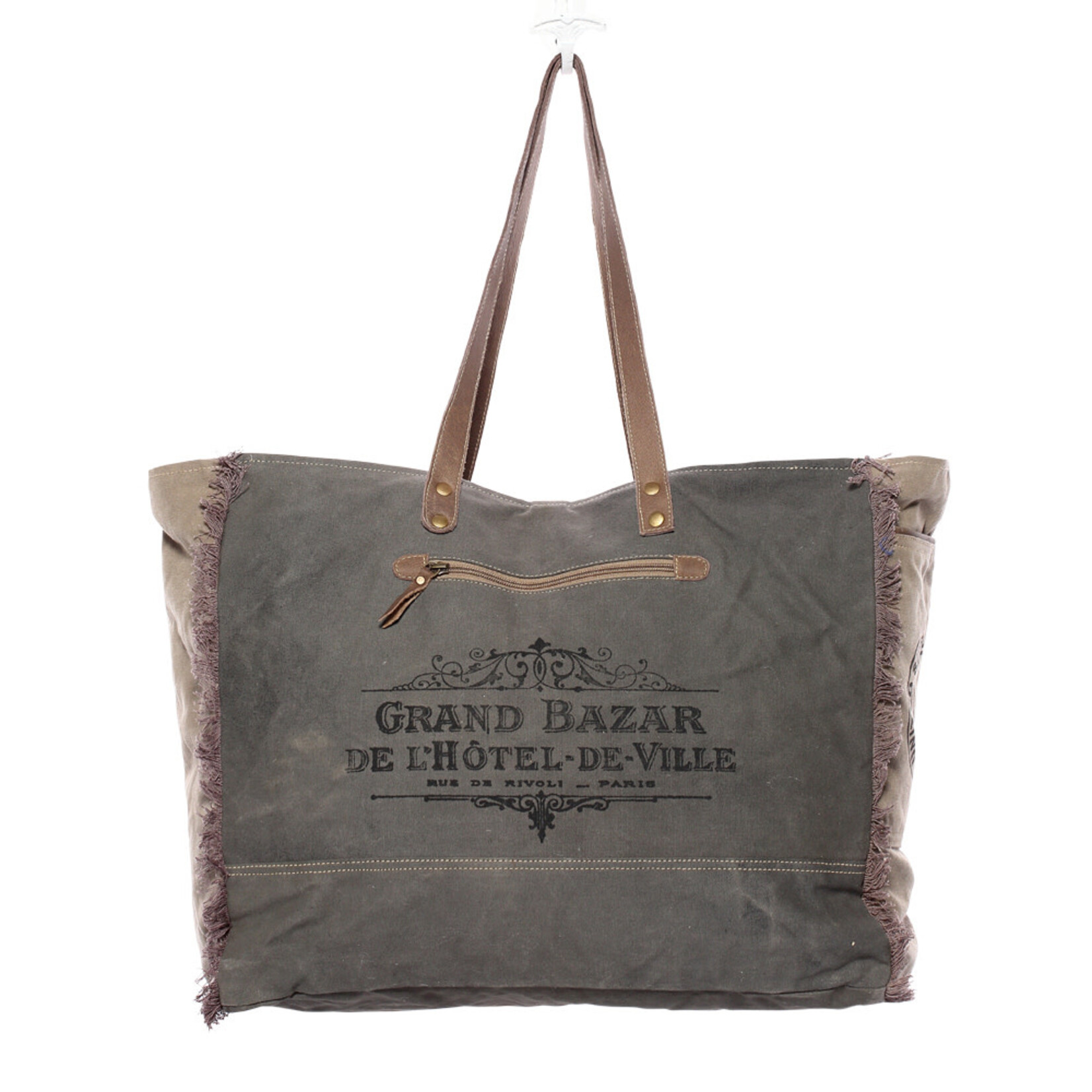 Myra Bags S-1142 Floral Print Weekender Bag