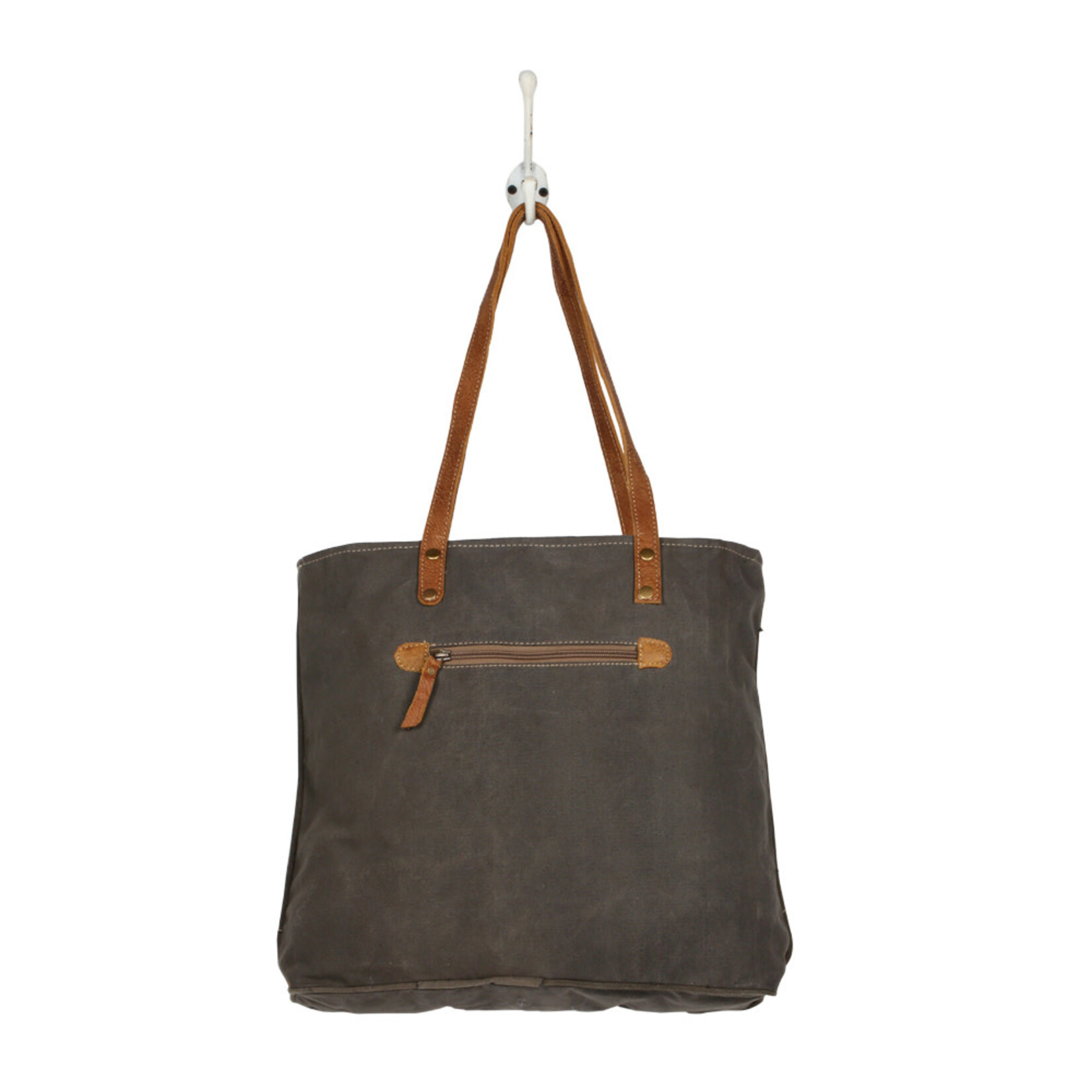 Myra Bags S-1236 Leather Pocket Tote Bag
