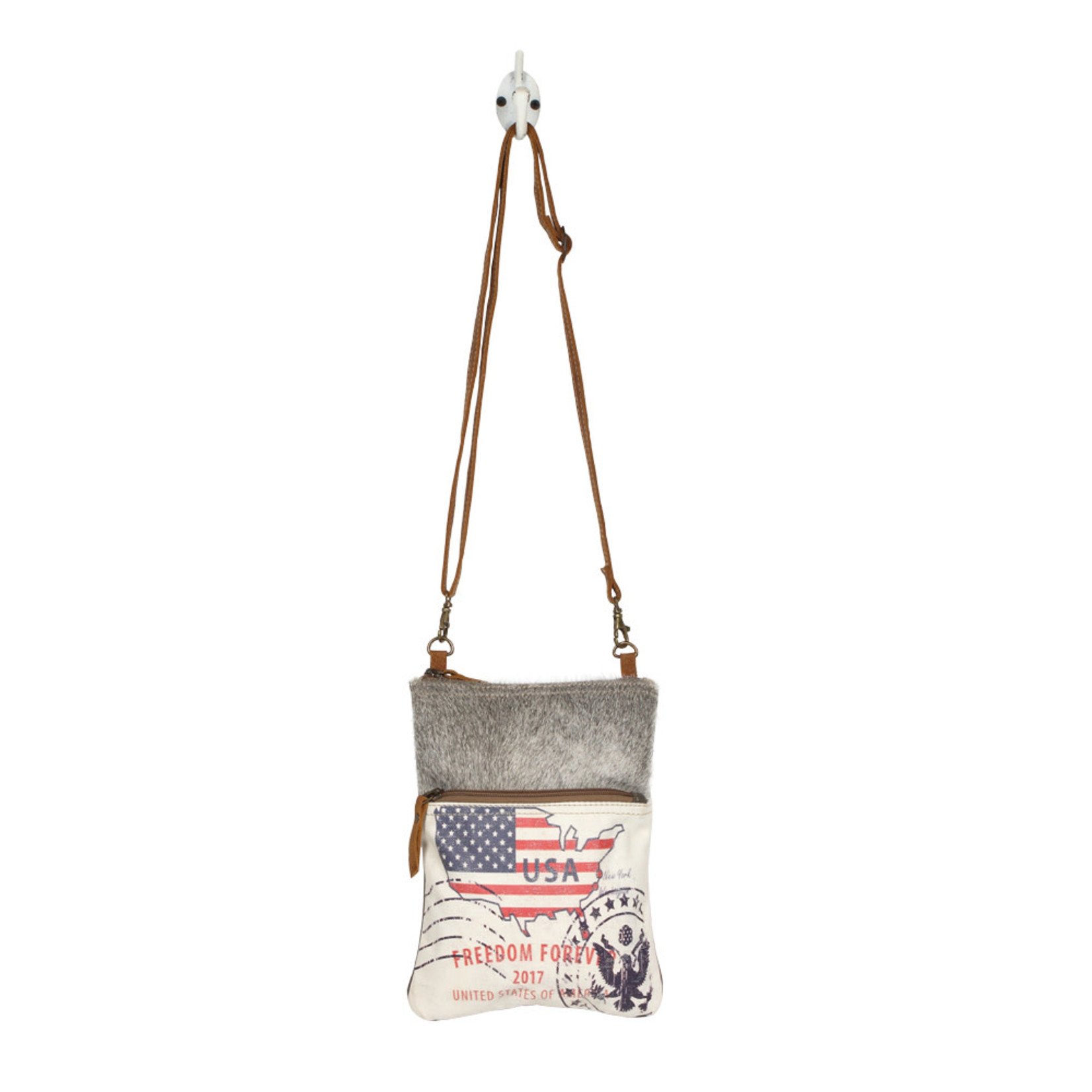 Myra Bags S-1258 Freedom Forever Crossbody Bag
