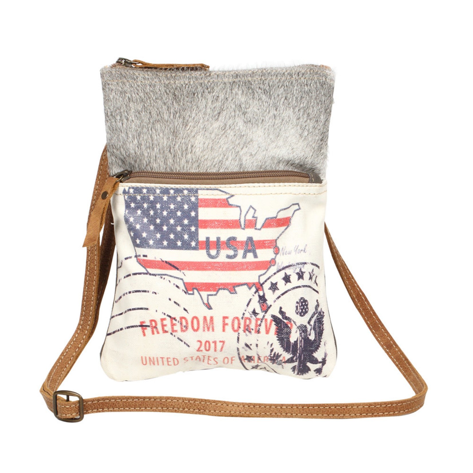 Myra Bags S-1258 Freedom Forever Crossbody Bag