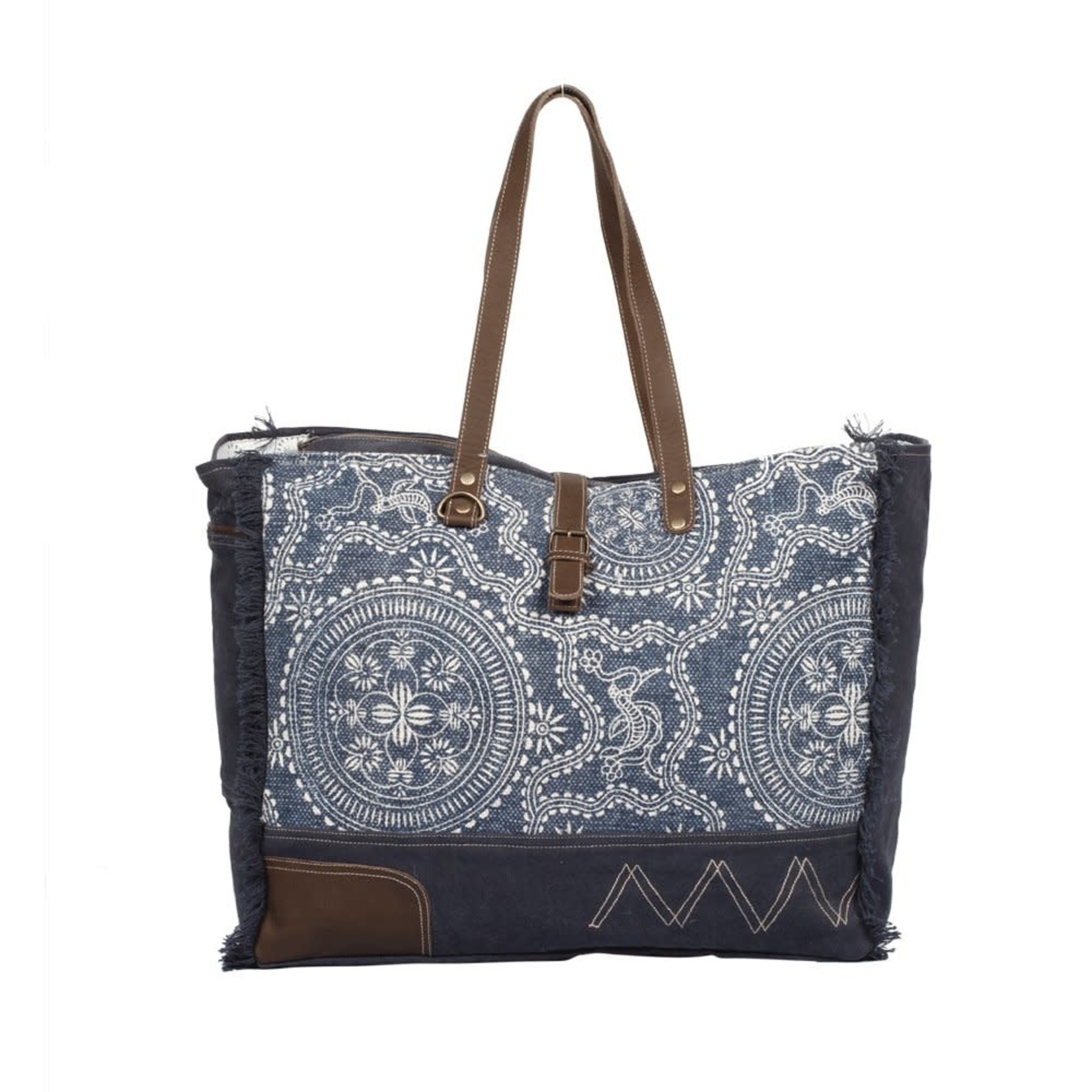 Myra Bags S-1342 Sylvan Blue Weekender Bag