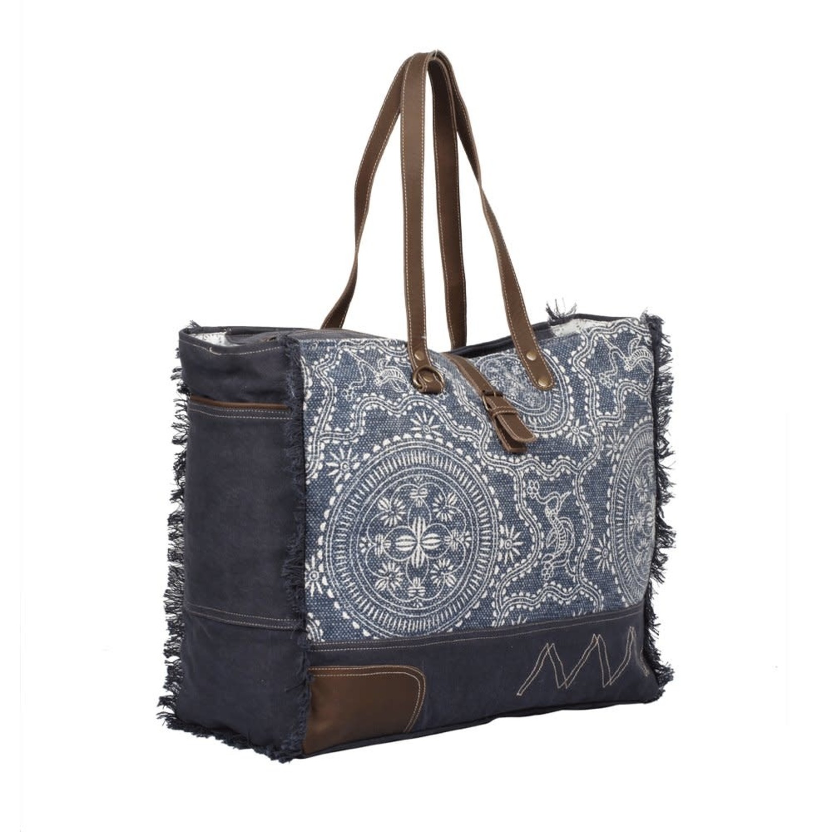 Myra Bags S-1342 Sylvan Blue Weekender Bag