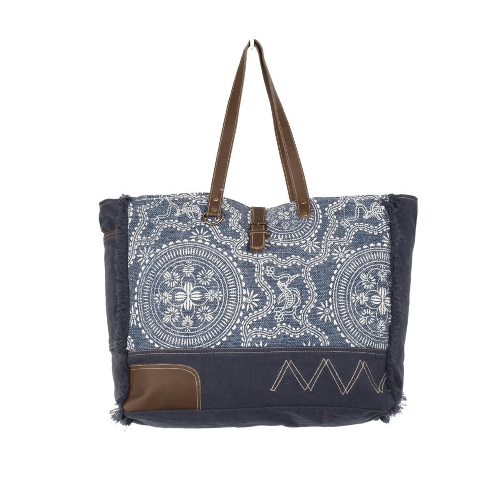 Myra Bags S-1342 Sylvan Blue Weekender Bag