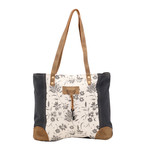 Myra Bags S-1456 Abstract Key Tote Bag 2026