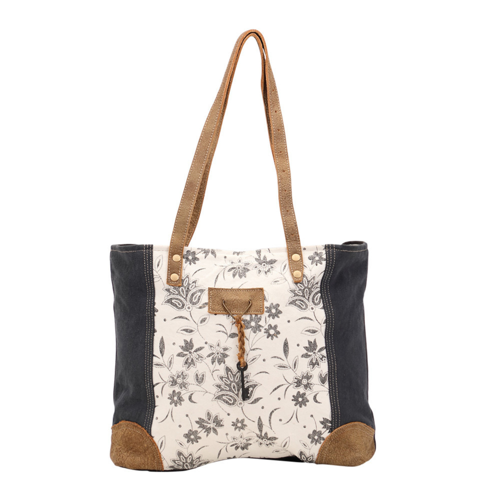 Myra Bags S-1456 Abstract Key Tote Bag 2026