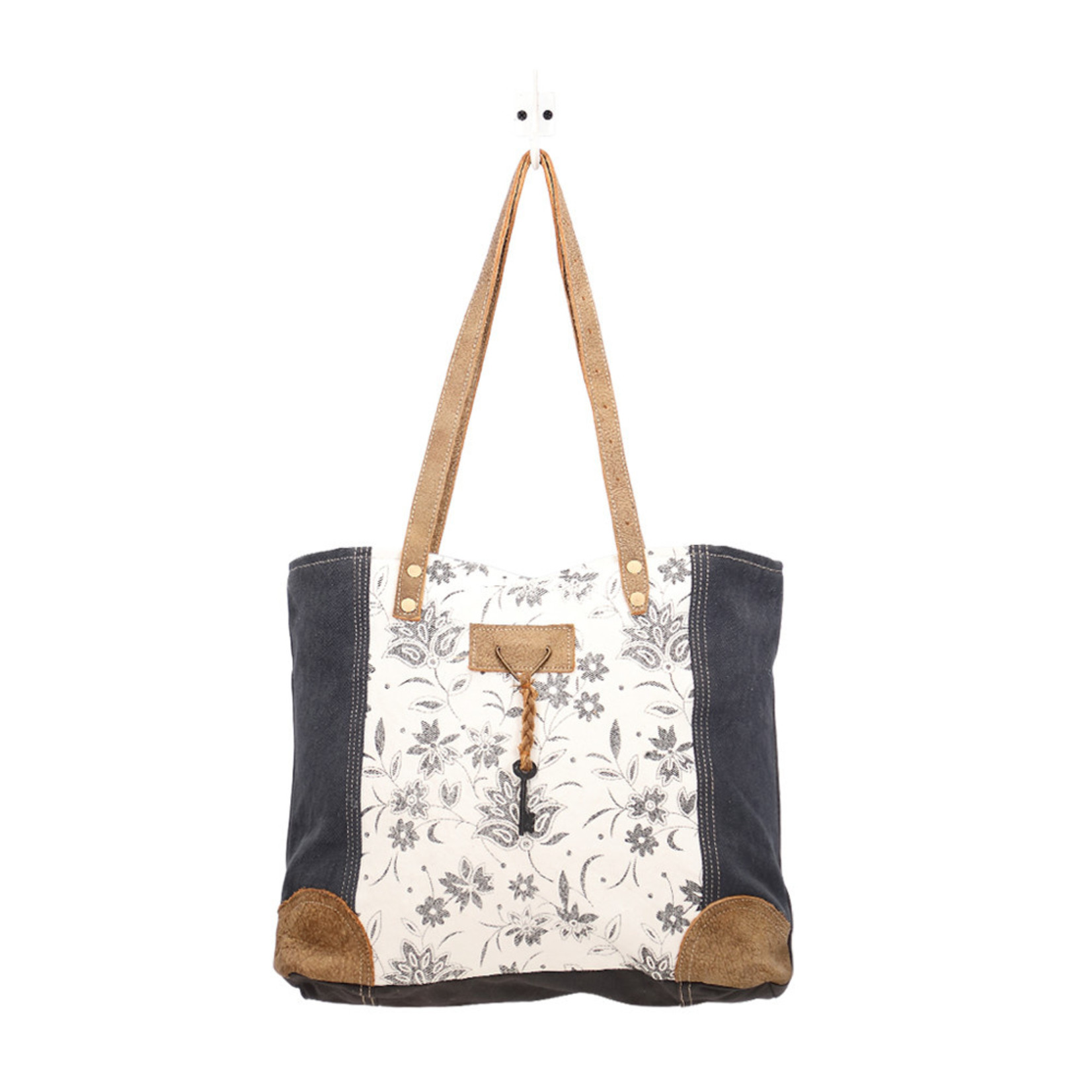 Myra Bags S-1456 Abstract Key Tote Bag 2026